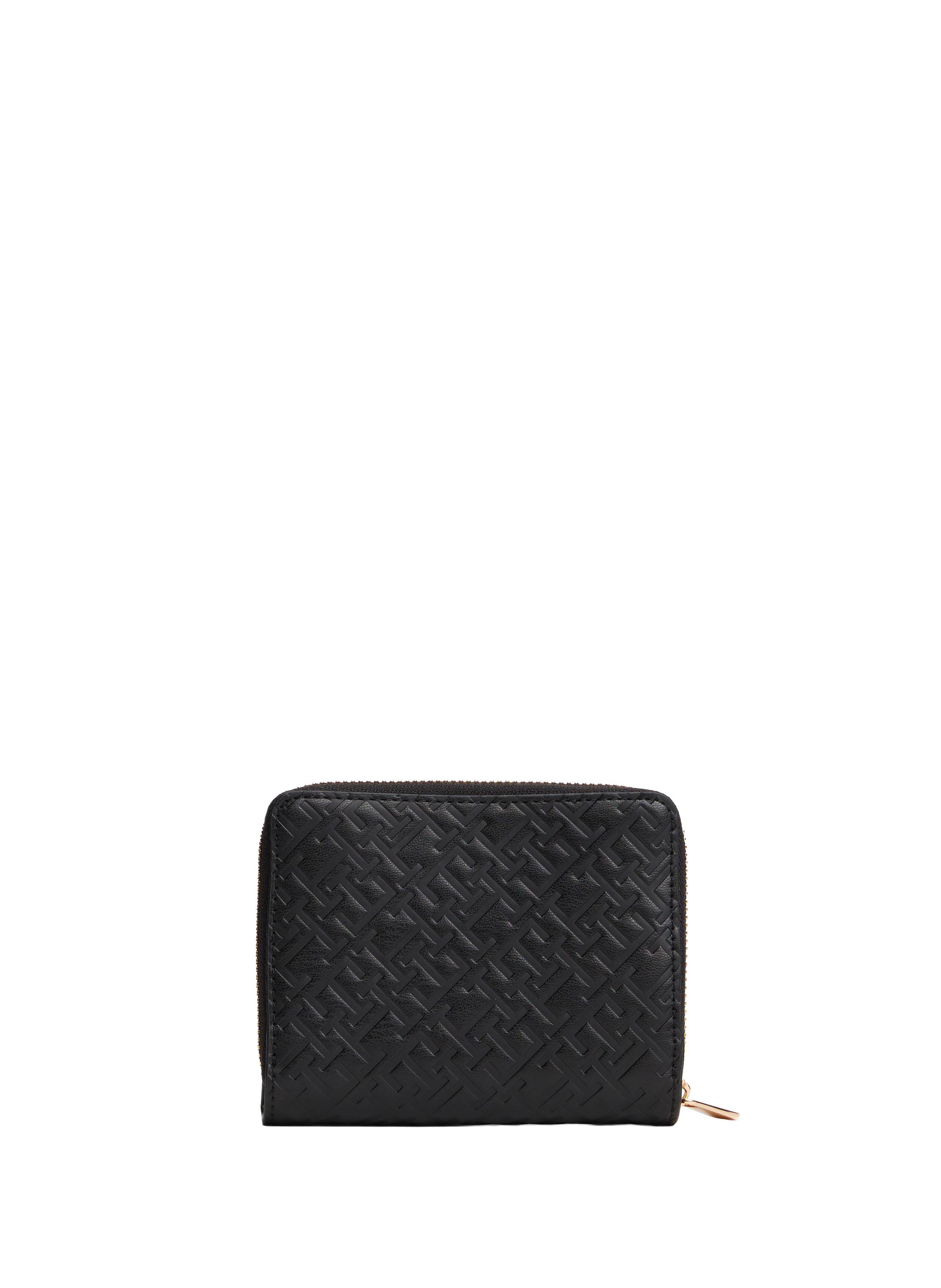 Portefeuille à rabat et monogramme TH TOMMY HILFIGER Noir