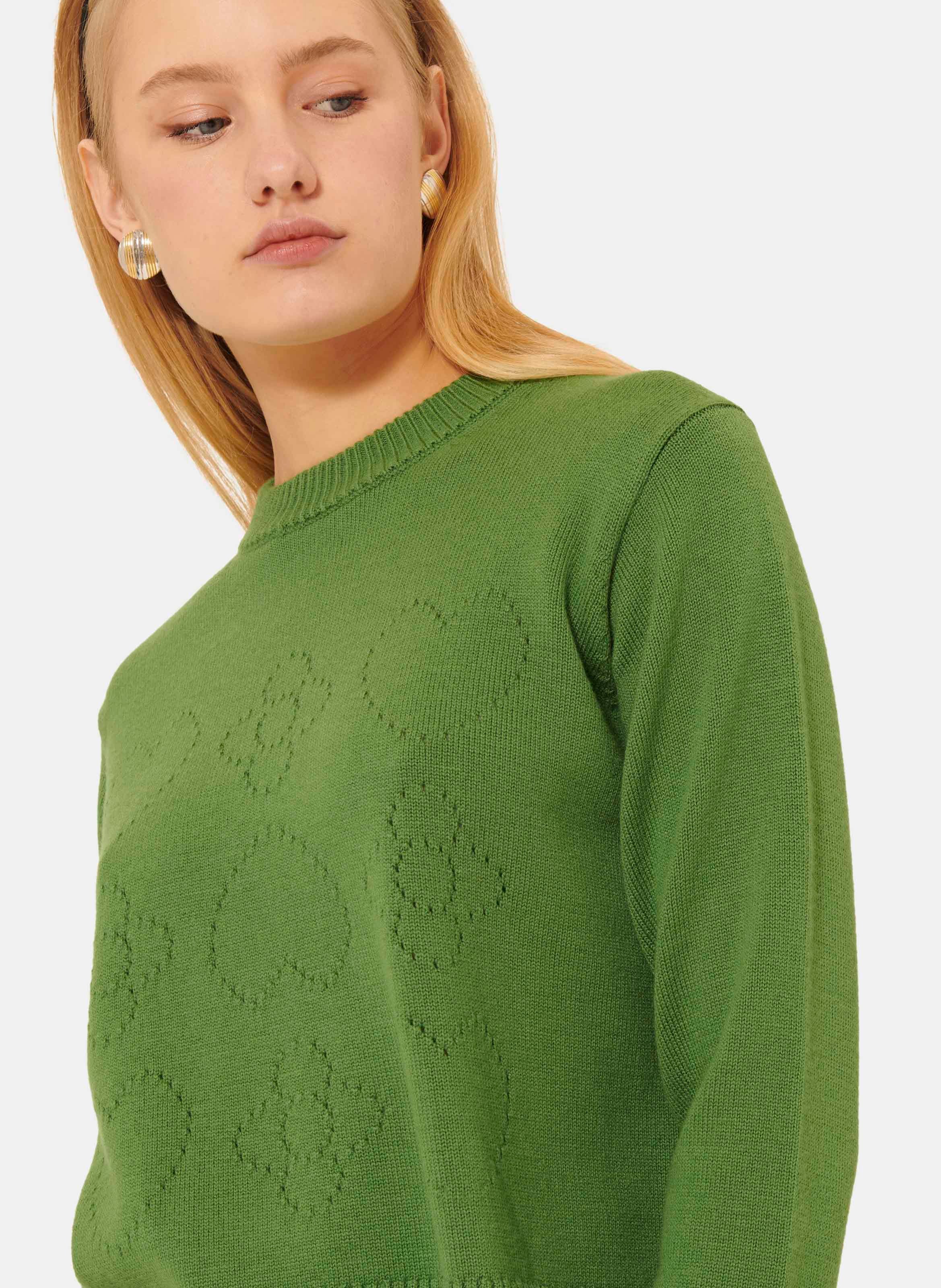 Pull preppy TARA JARMON Vert