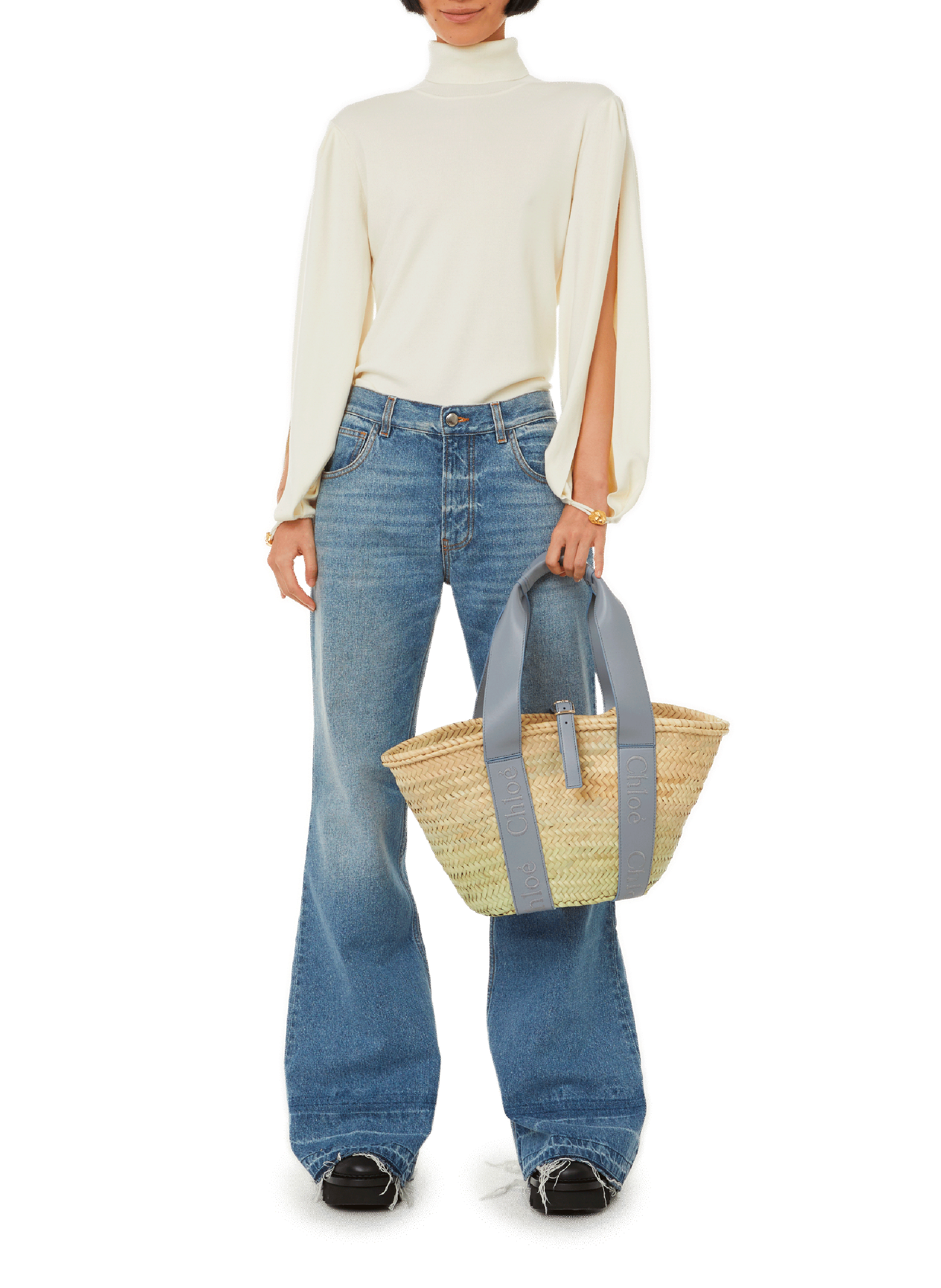 Pull en laine CHLOÉ Beige