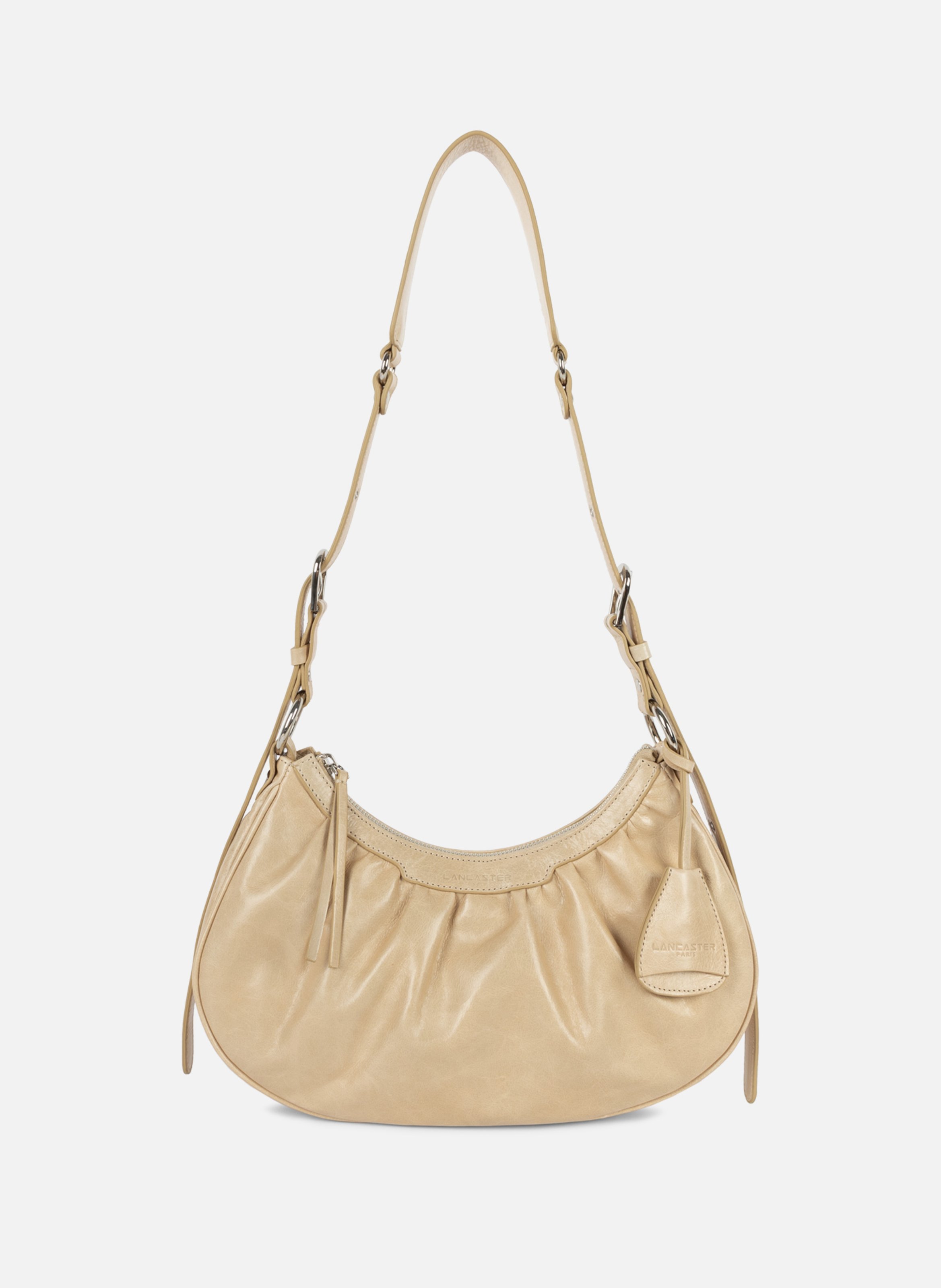 LANCASTER M half moon bag - Rétro & Glam Beige
