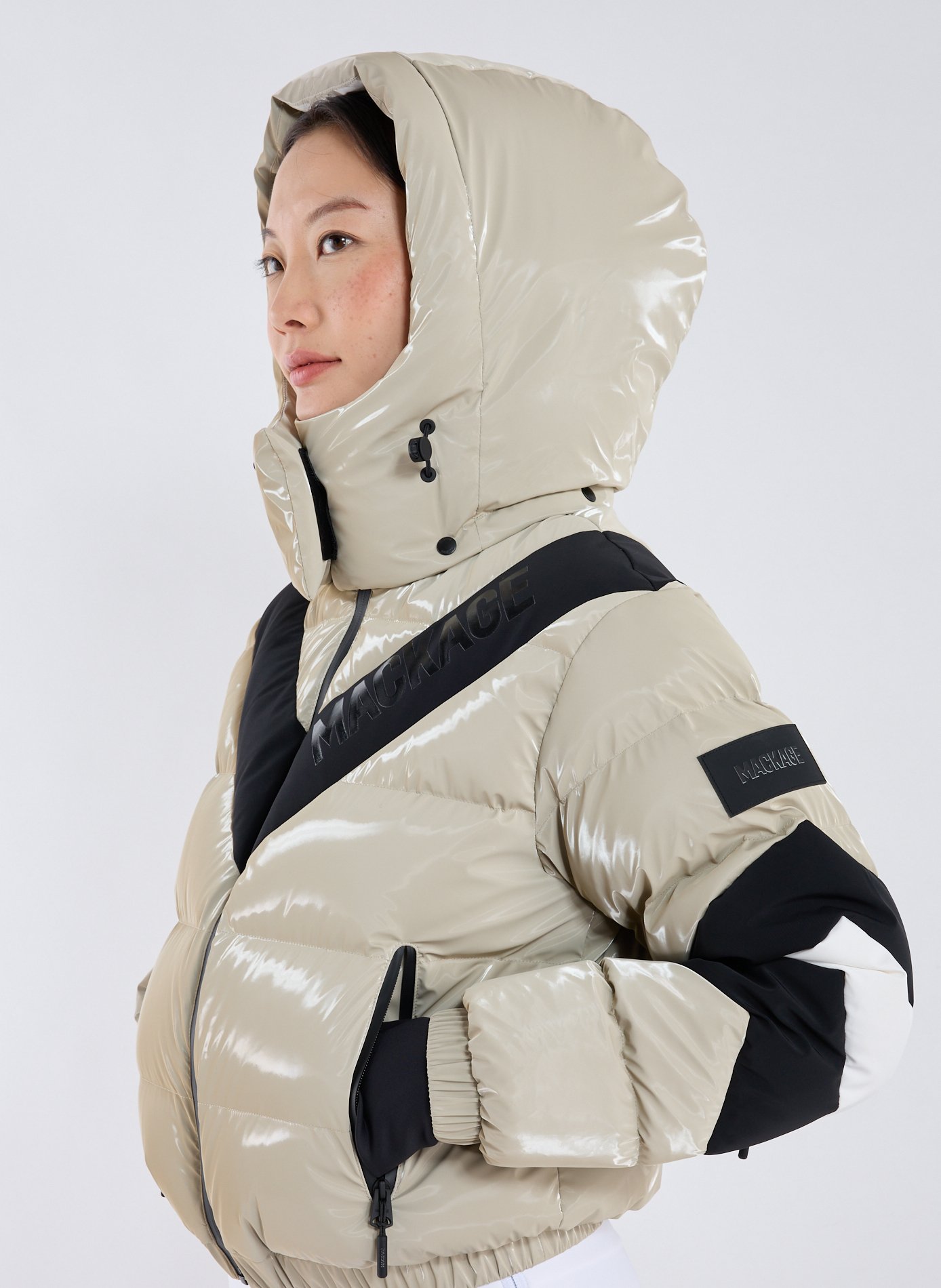 Manteau de ski imperméable MACKAGE Multicolore