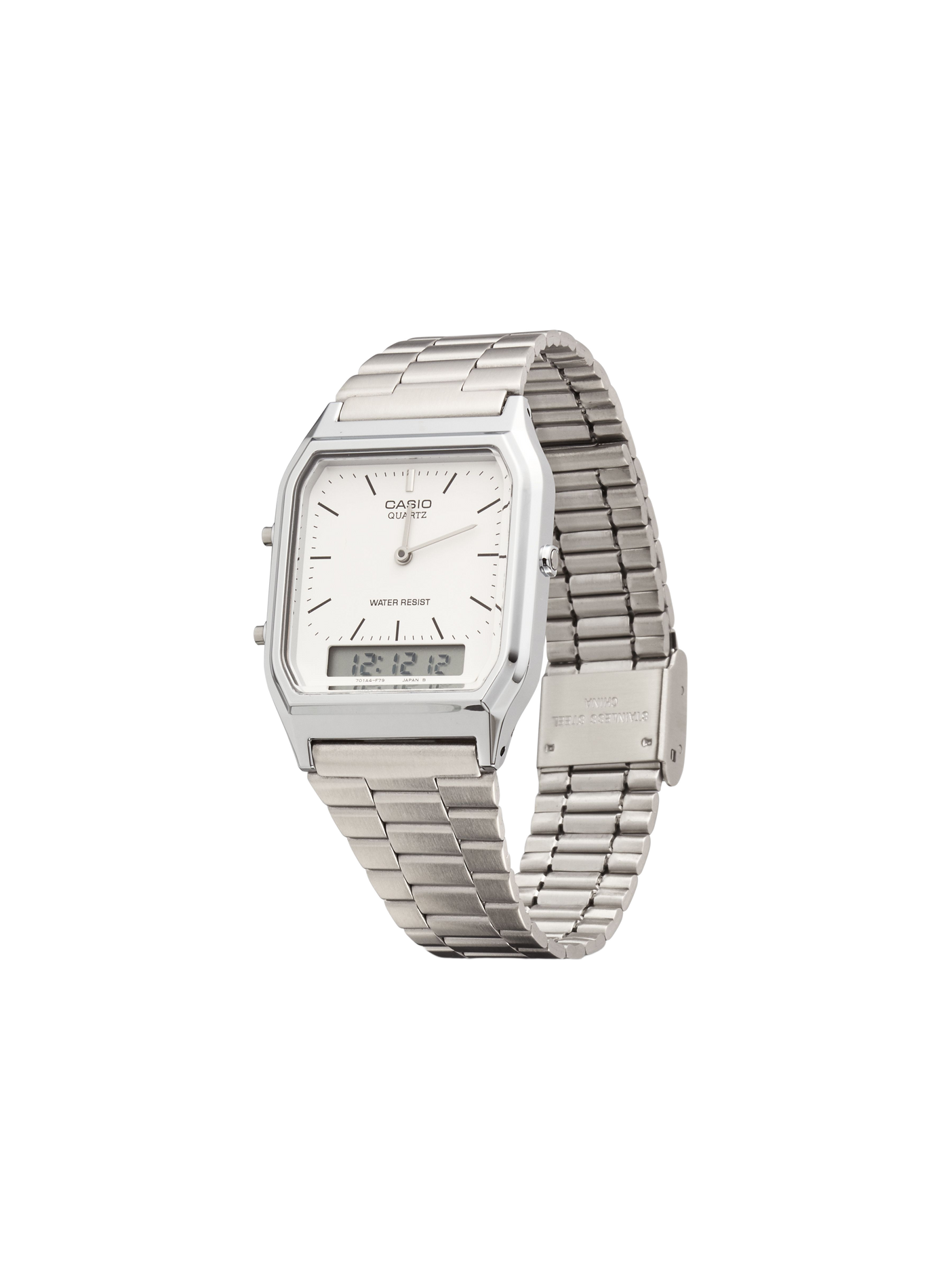Montre quartz Vintage edgy Argent