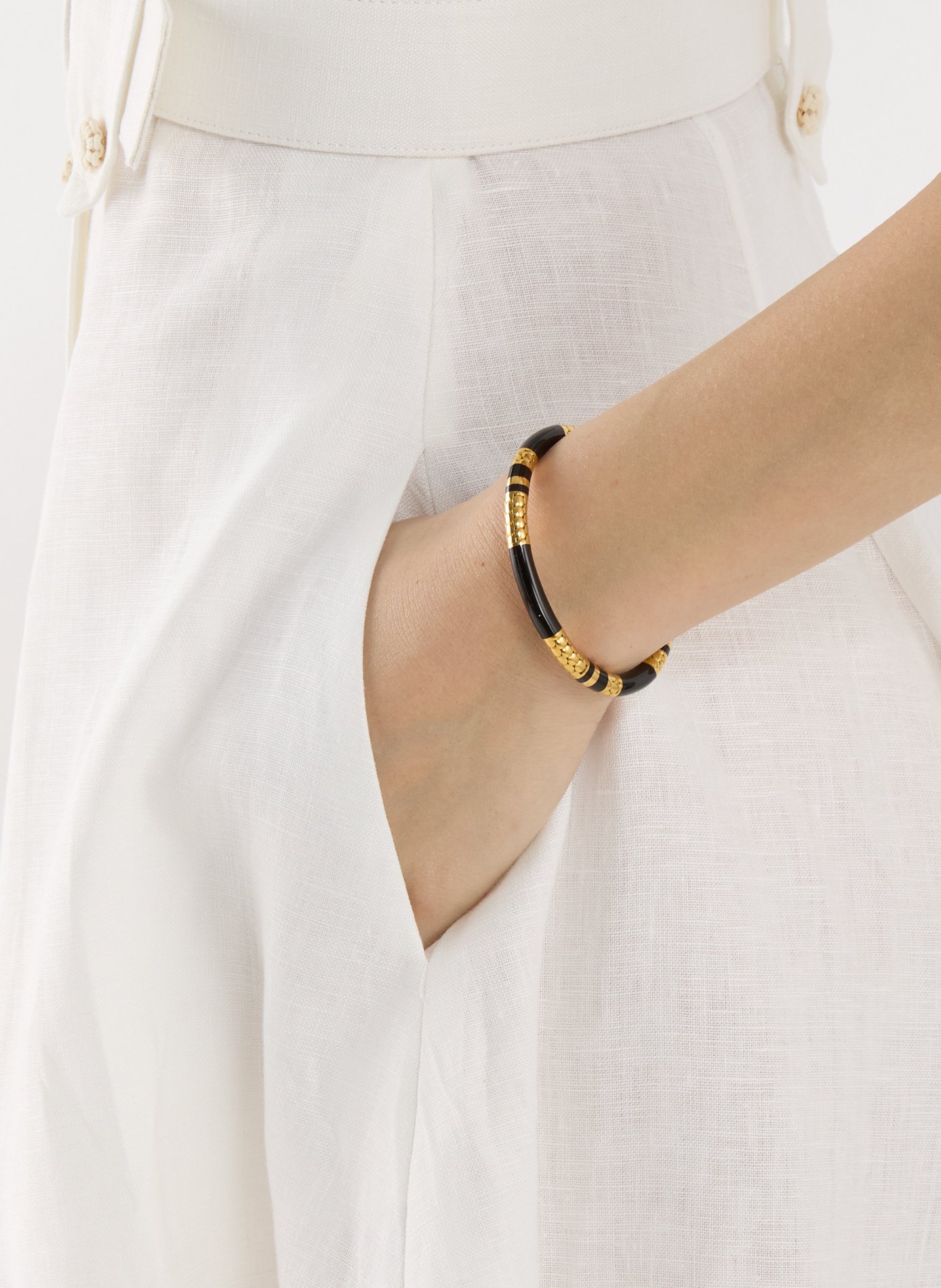 Positano Bracelet AURELIE BIDERMANN Black