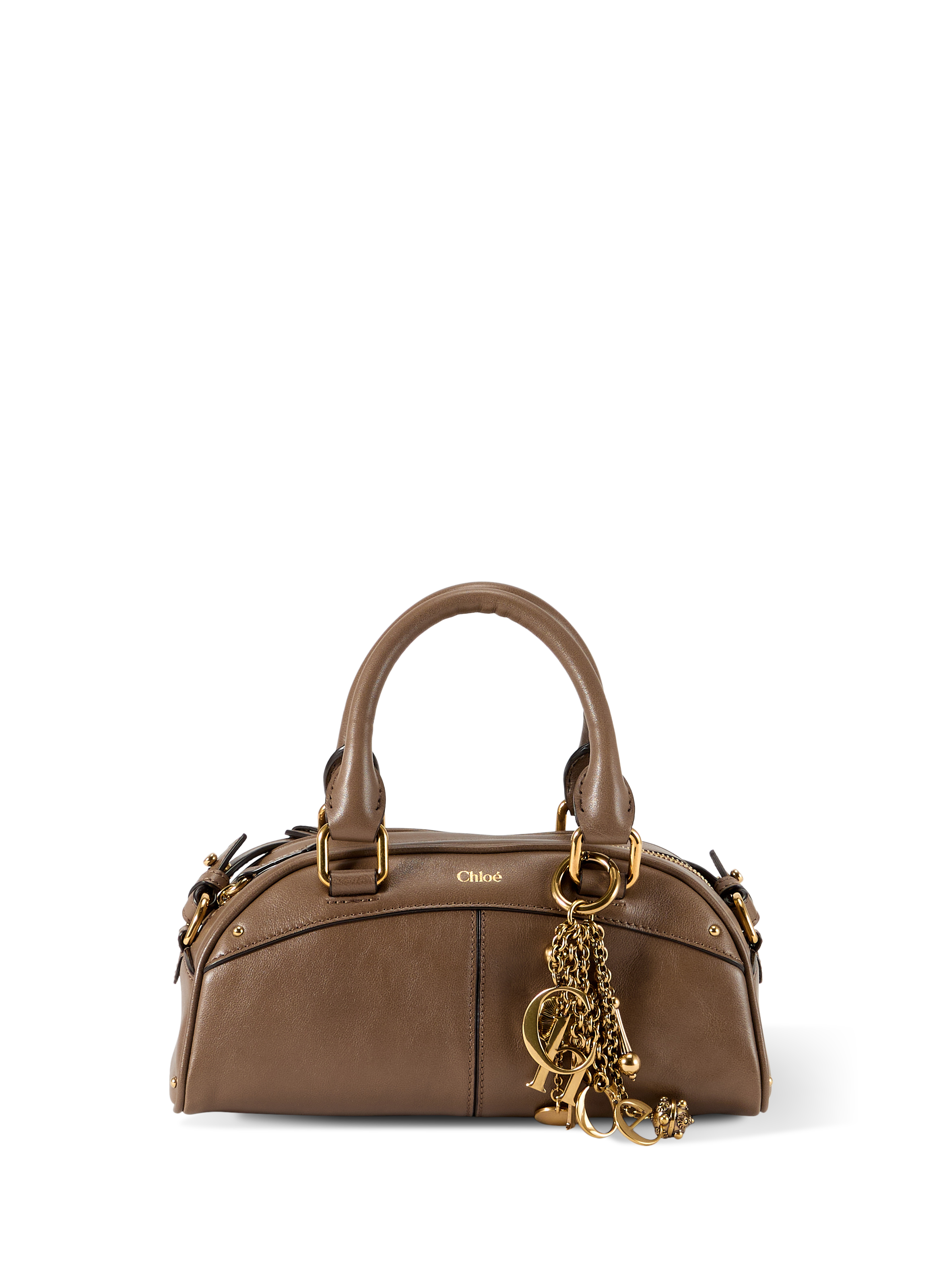 Sac Woody en cuir CHLOÉ Gris