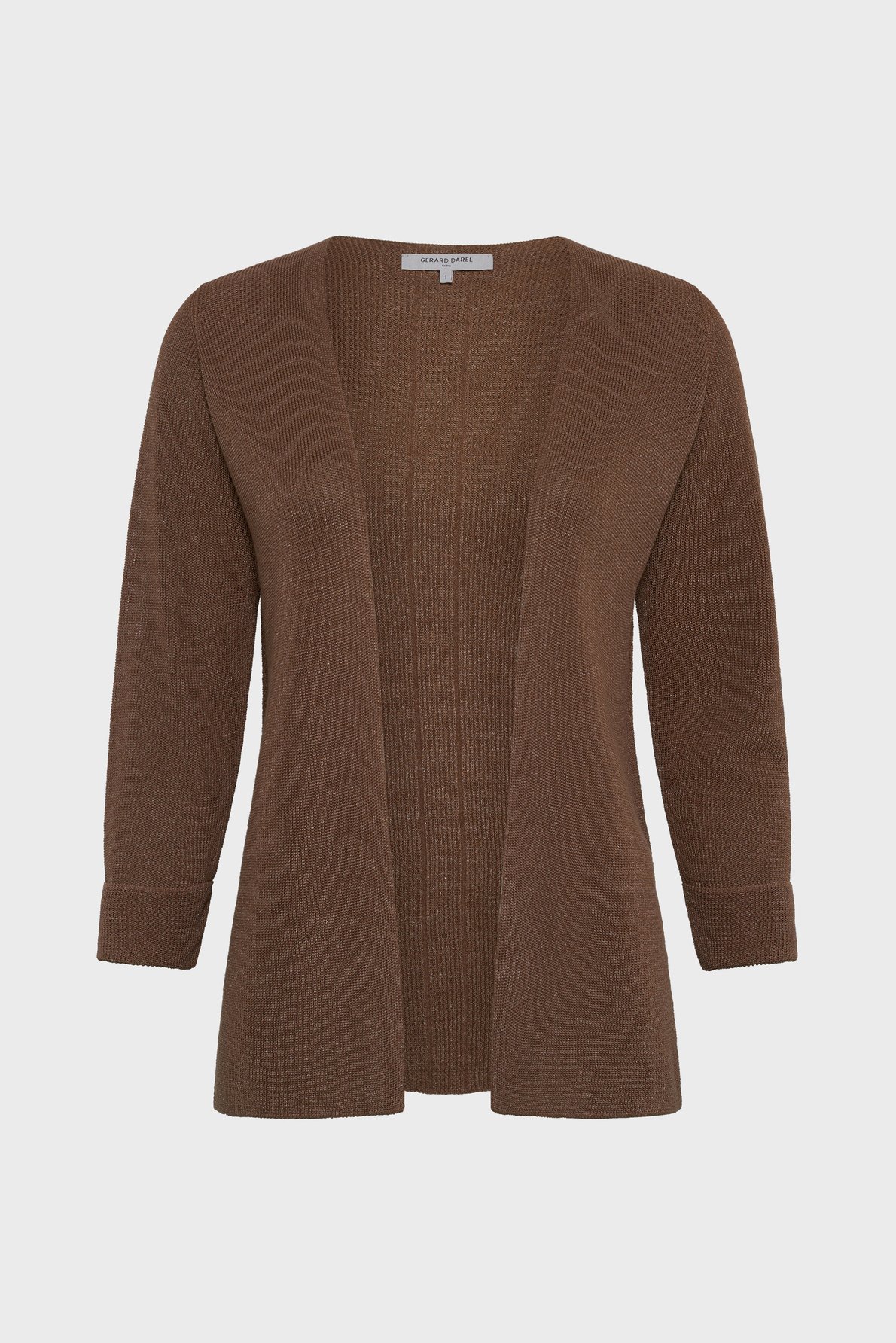 Gilet en maille irisée - lorina GERARD DAREL Marron