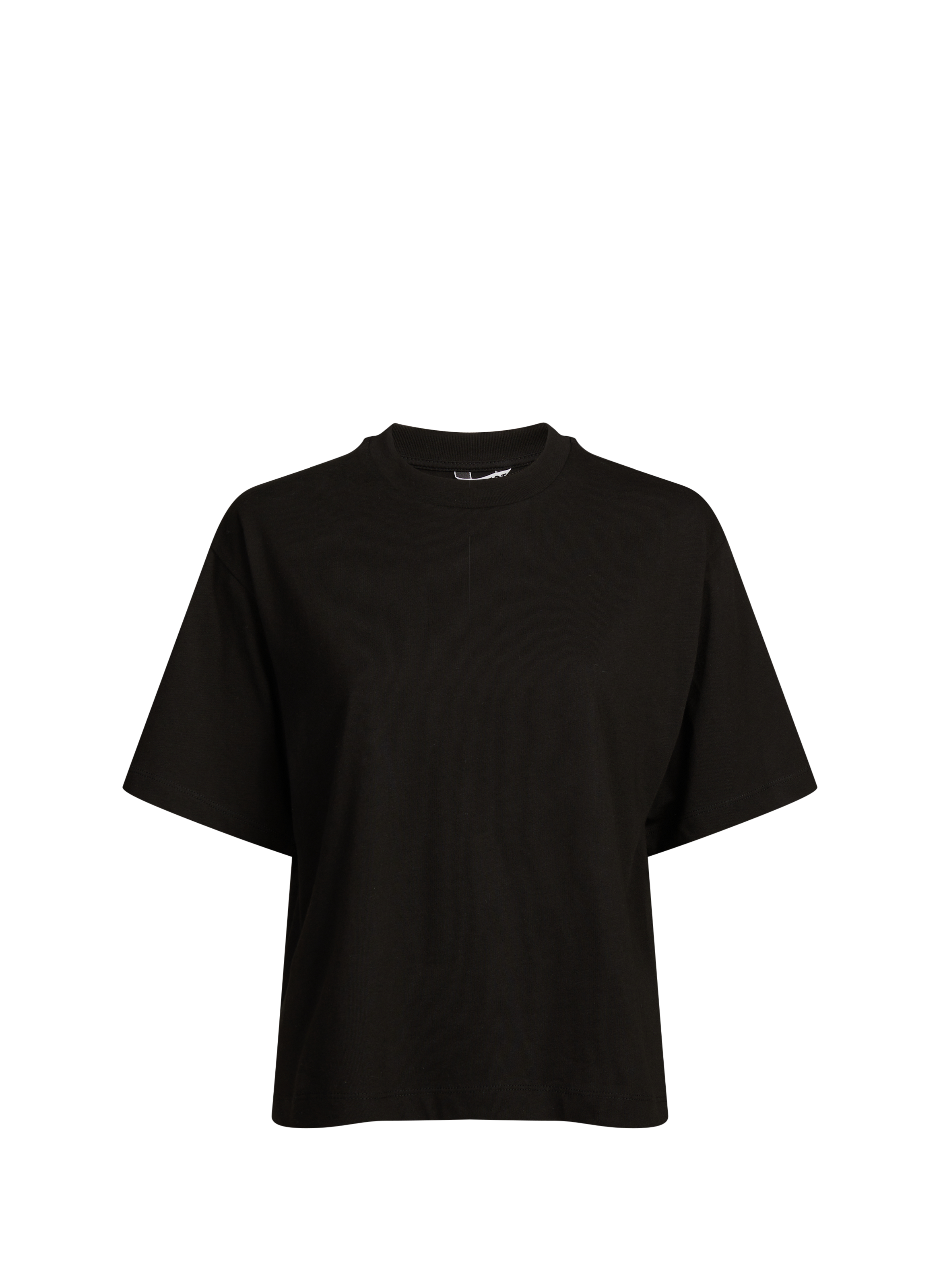 Straight-fit cotton T-shirt OBJECT Black