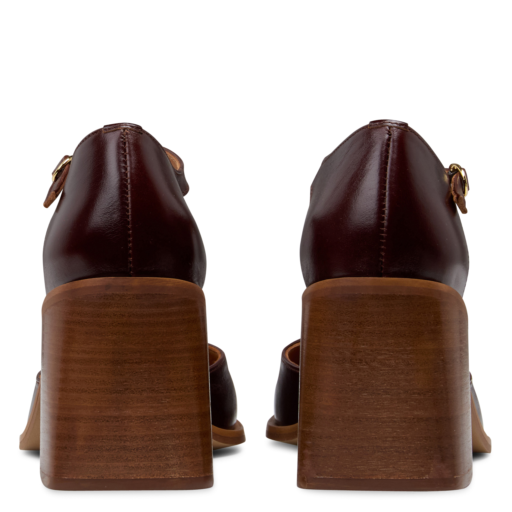 Sandales en cuir solene MAISON 123 Marron