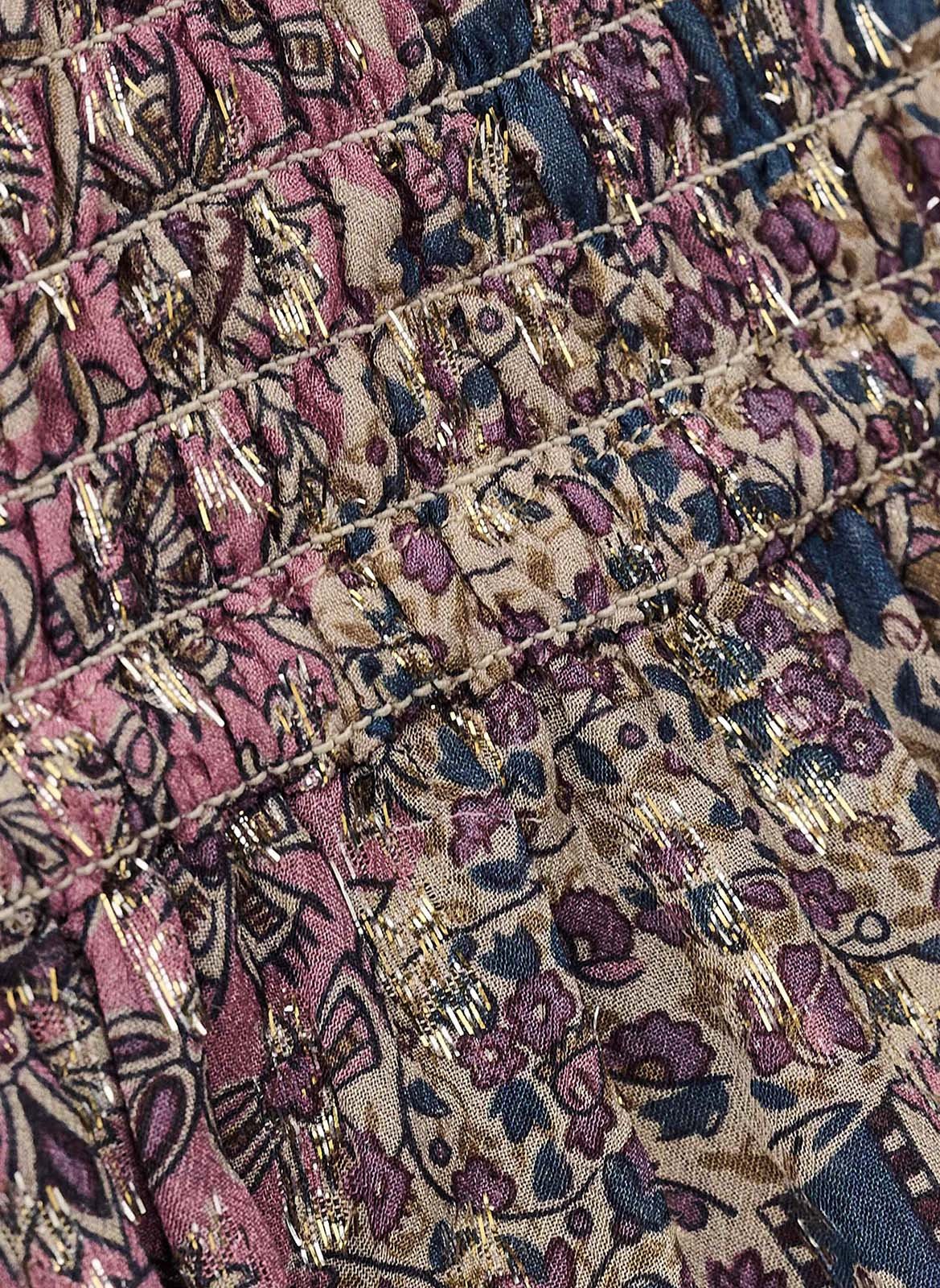 Top bustier imprimé pretty BA&SH Rose