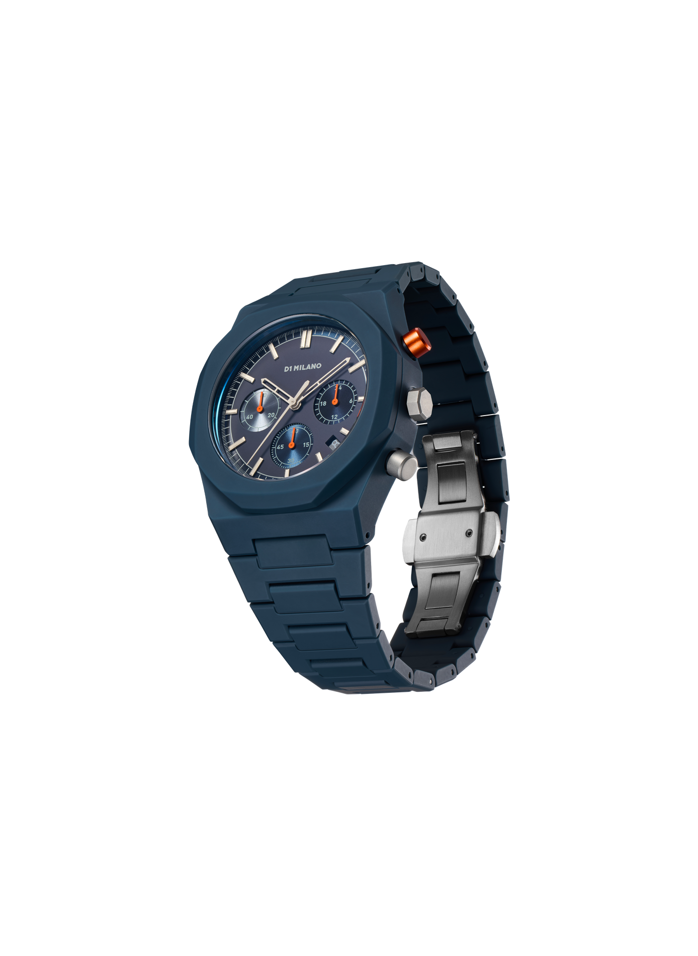 Montre Neptune Blue en polycarbonate D1 MILANO Bleu