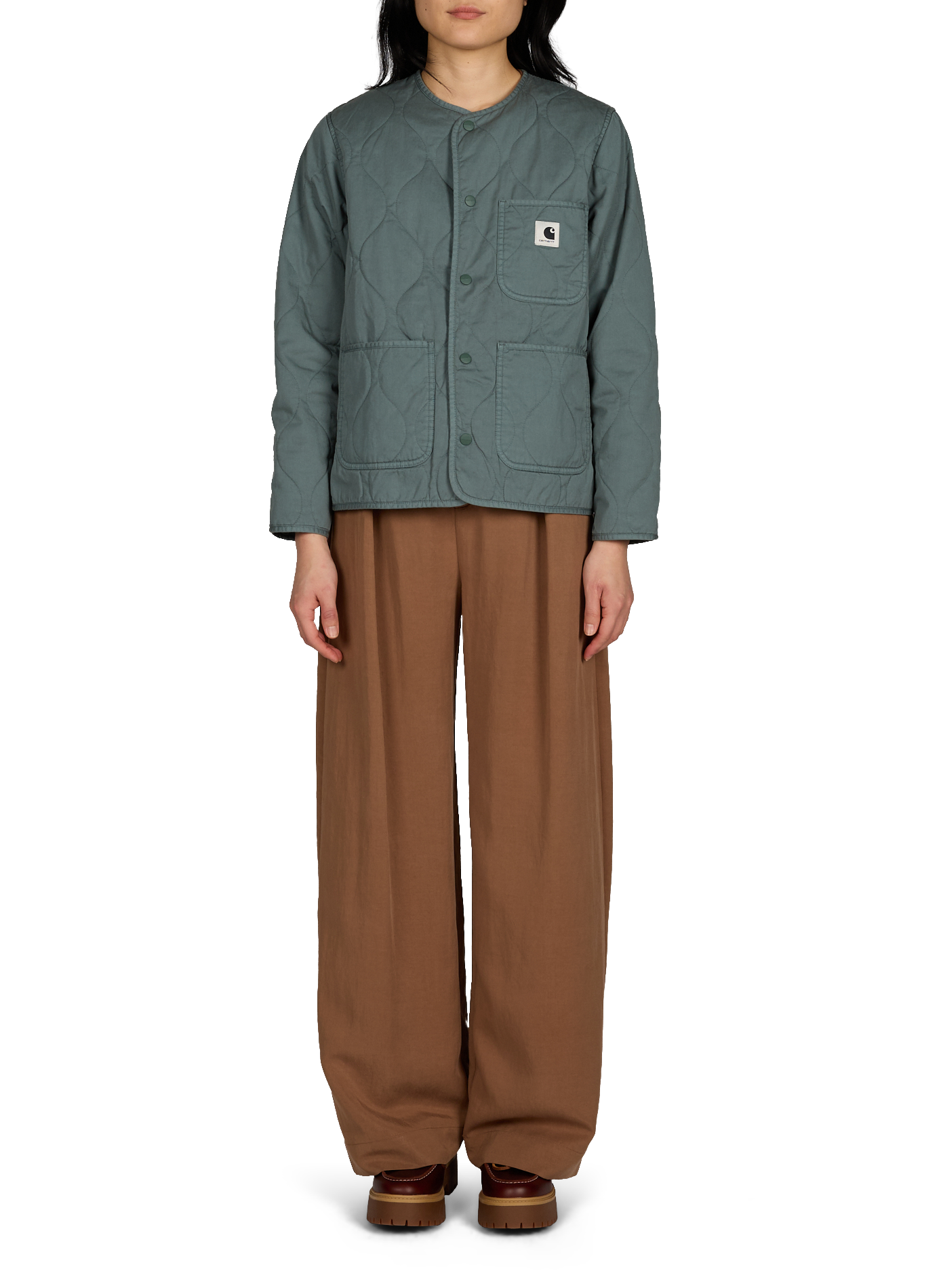Veste matelassée en coton CARHARTT WIP Vert