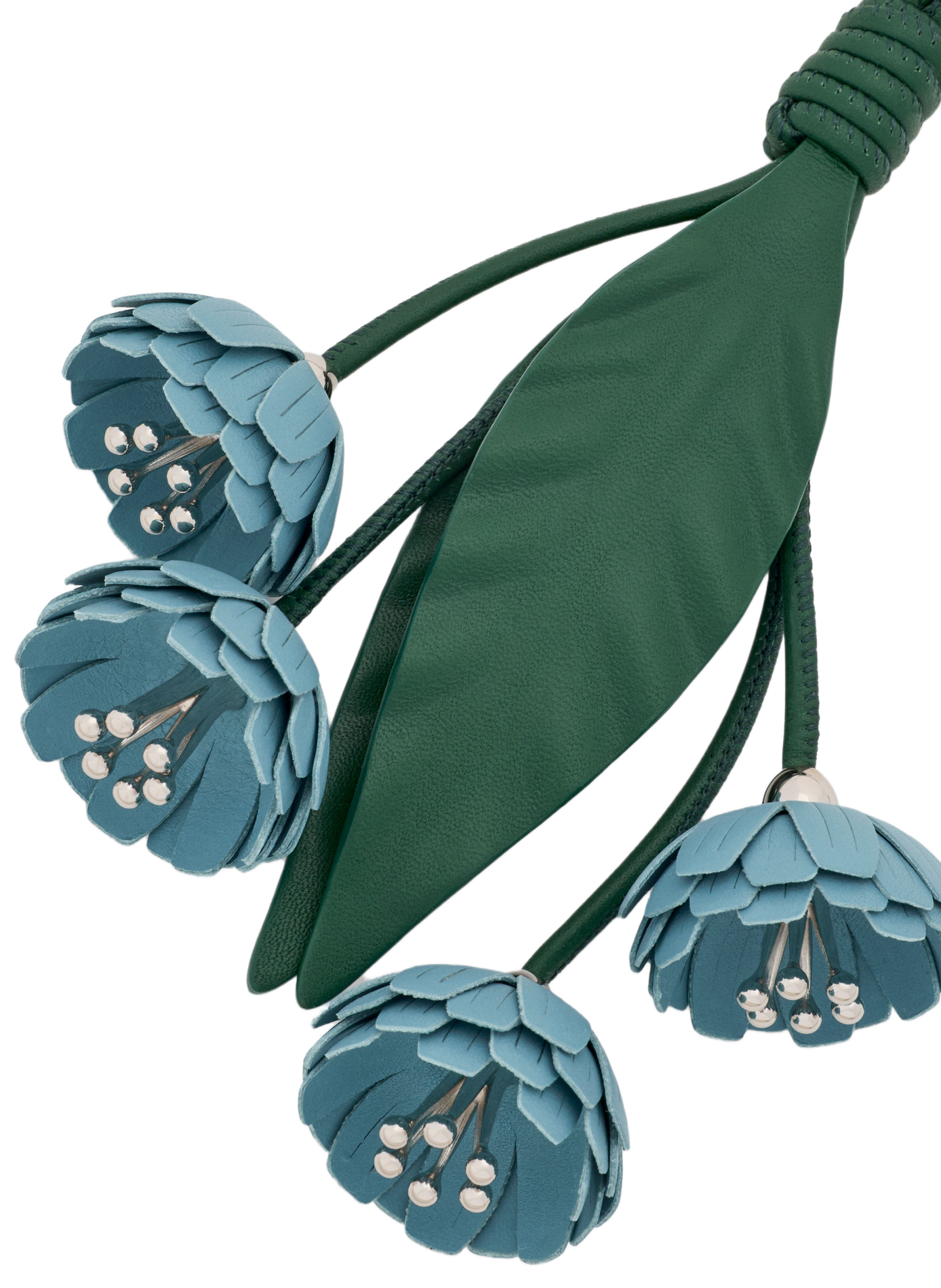 Charm fleurs en cuir de veau classique LOEWE Multicolore