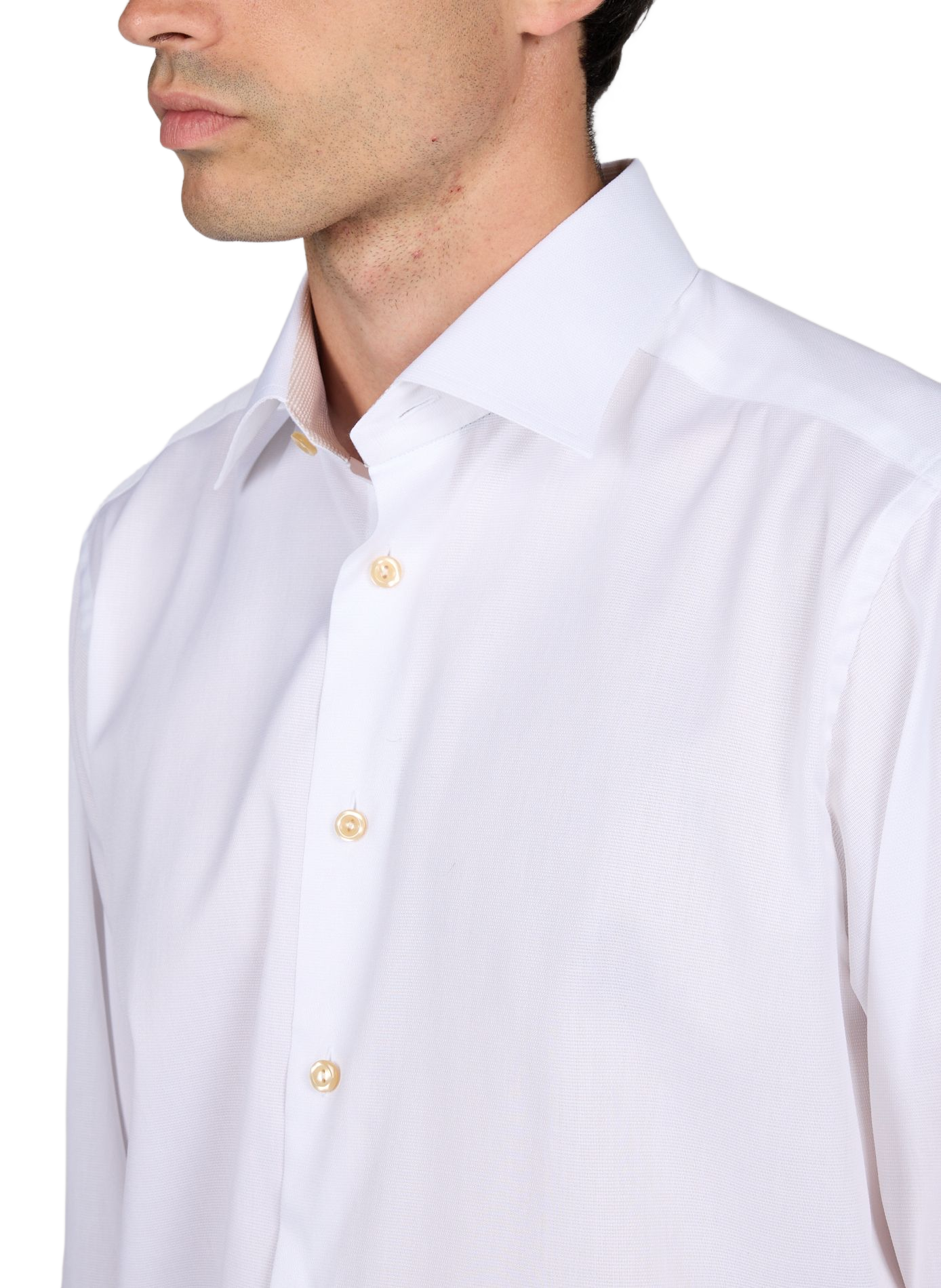 Camicia diritta in cotone ETON Bianco