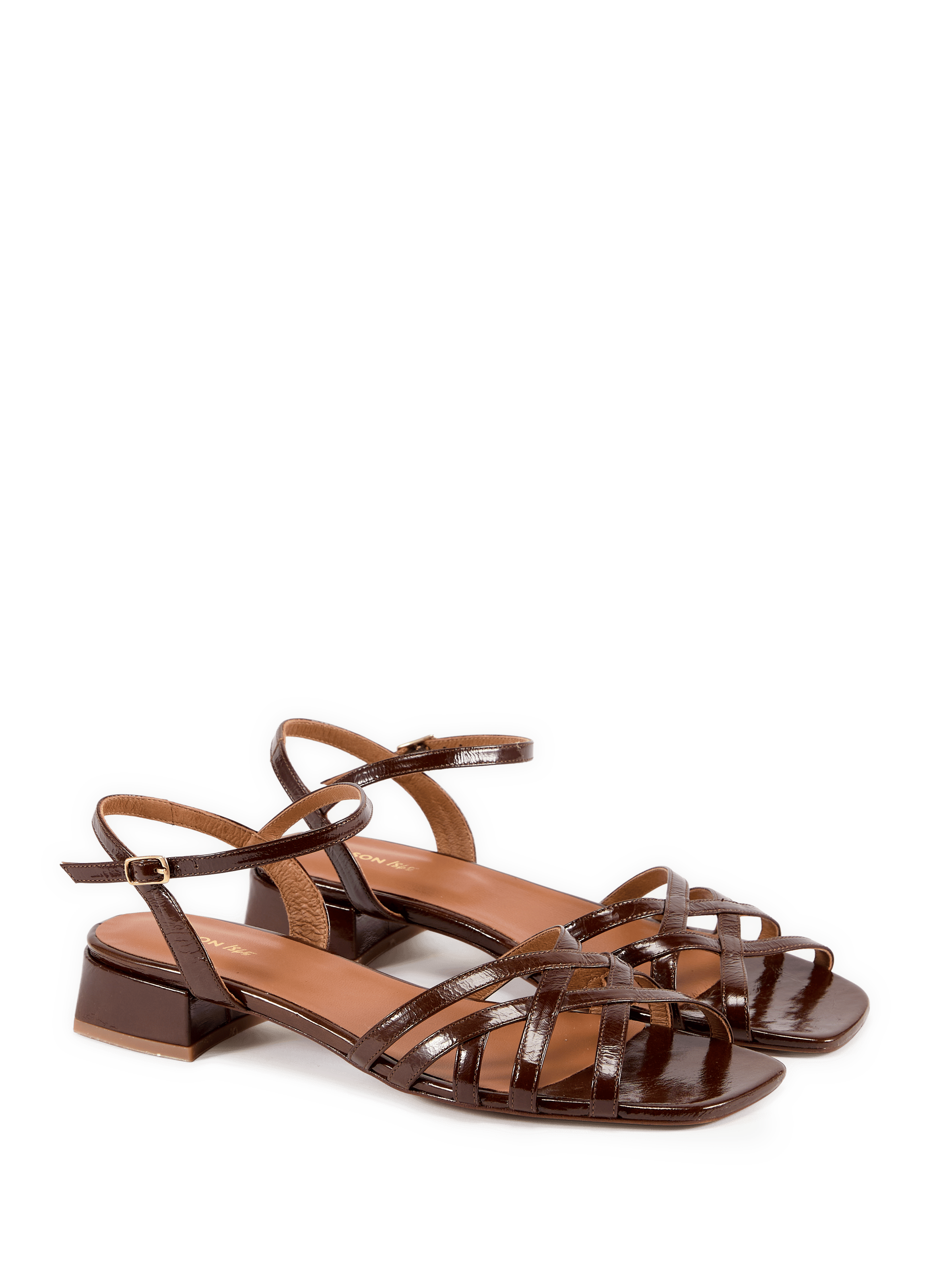 Multi-strap leather sandals  SAISON 1865 Brown
