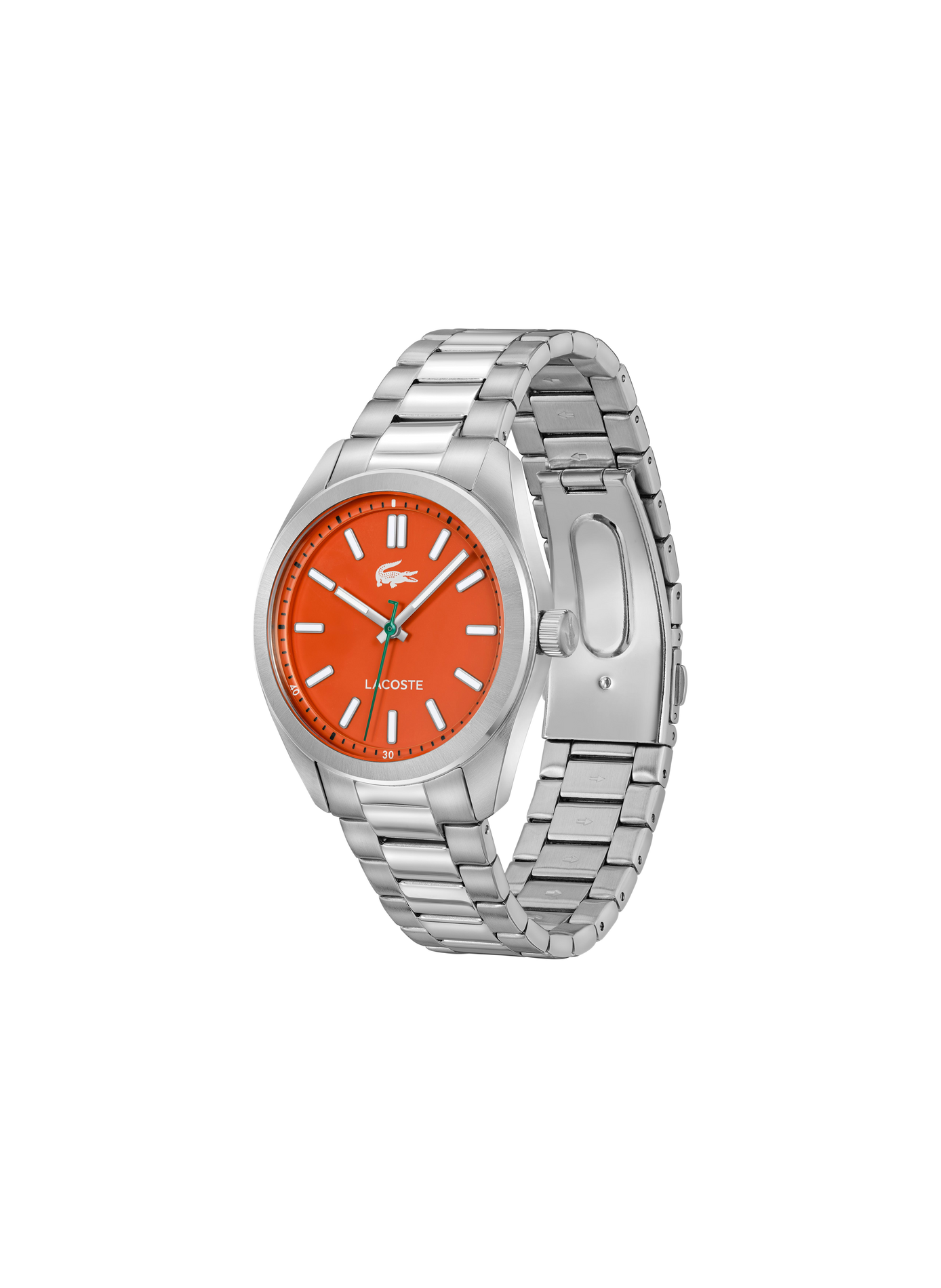 Quartz Monceau stainless steel watch LACOSTE Orange