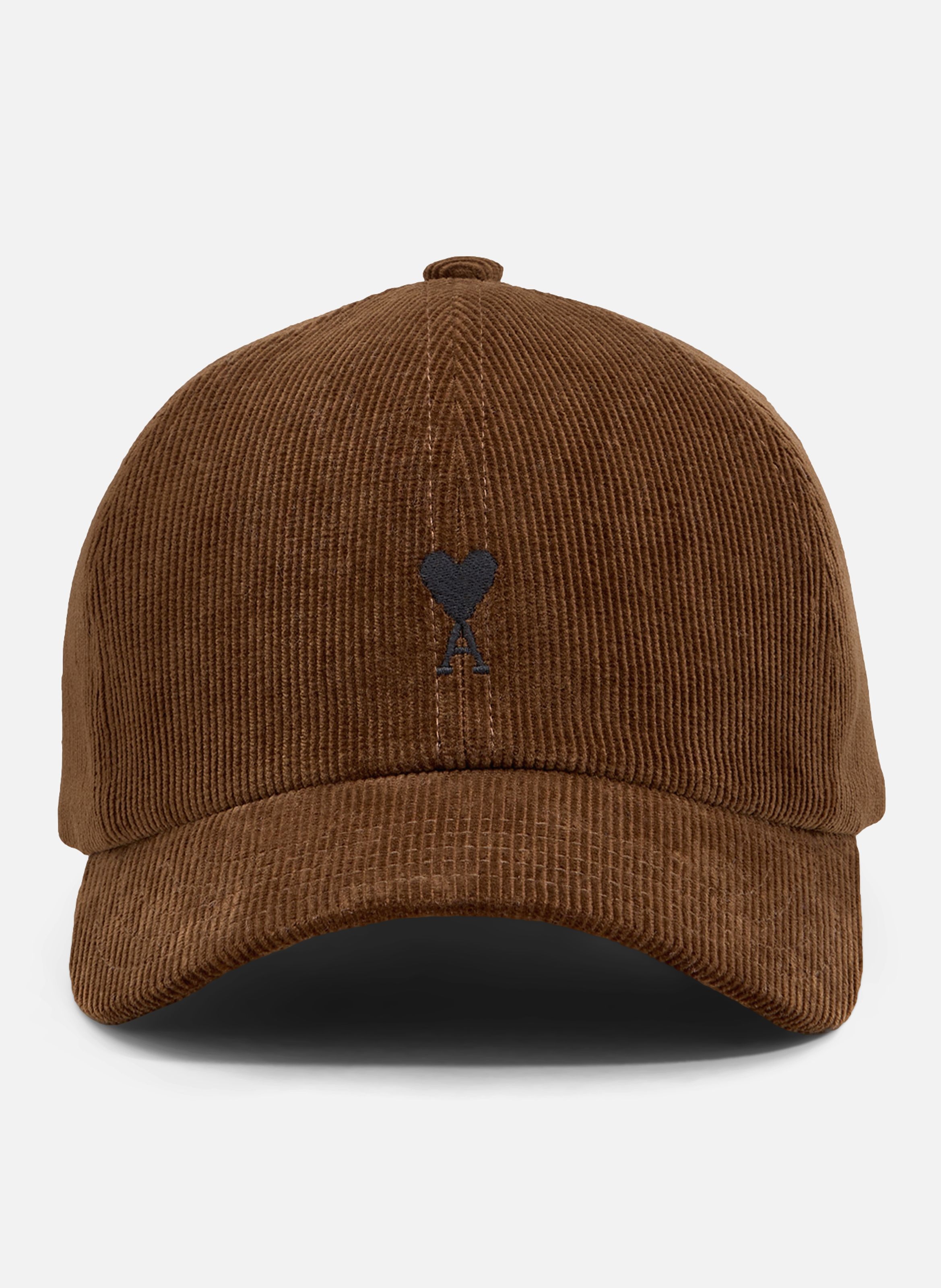 Casquette unisexe en velours de coton ami de coeur AMI PARIS Marron