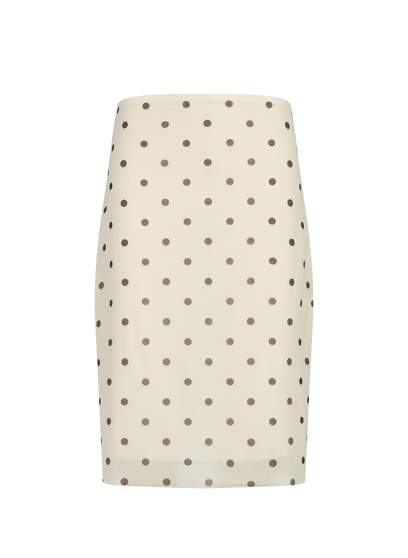 Jupe courte à pois BAUM UND PFERDGARTEN Beige
