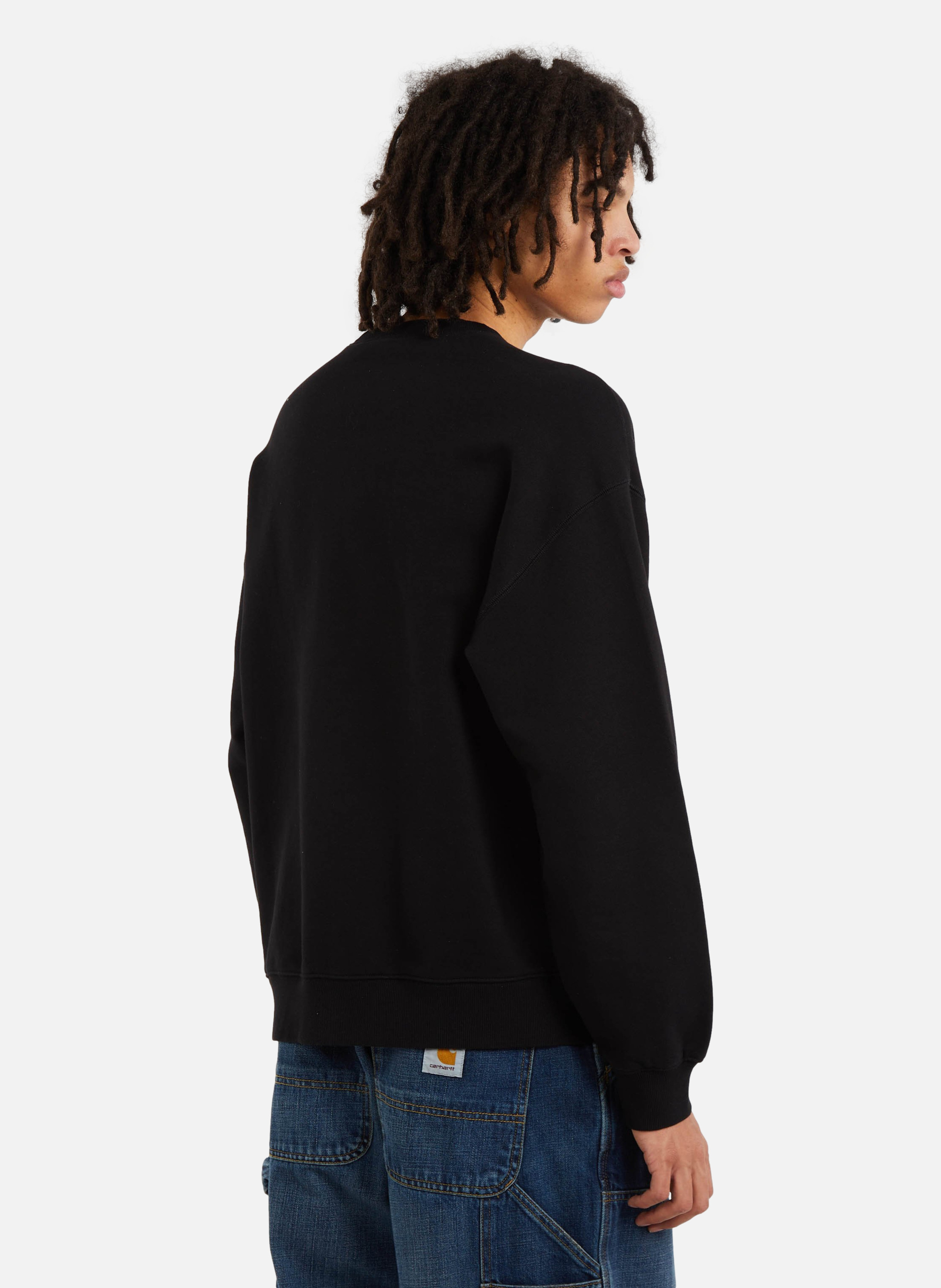 Sweatshirt wip label sweat CARHARTT WIP Noir