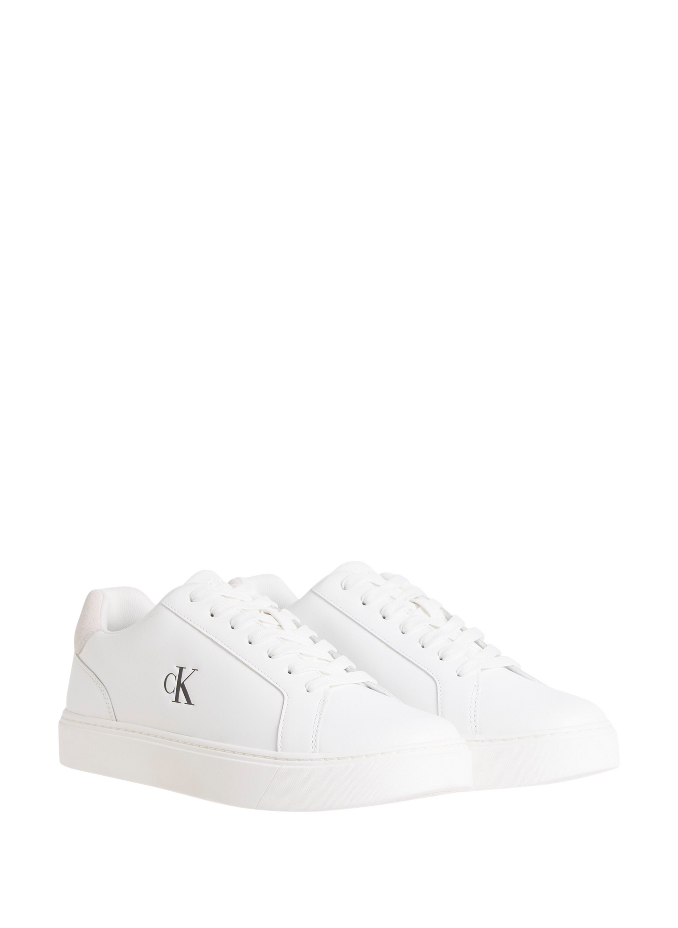Smooth leather sneakers CALVIN KLEIN White