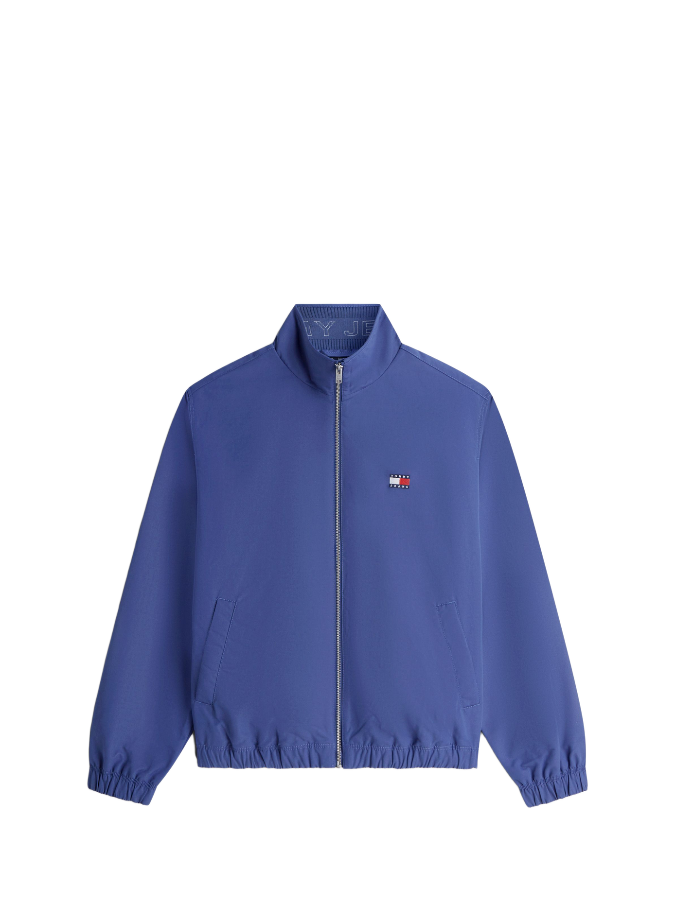 Straight jacket with high collar  Blue storm