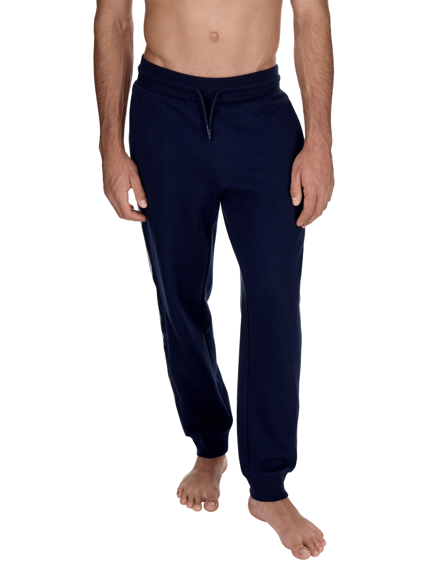 Straight trousers EMPORIO ARMANI Blue