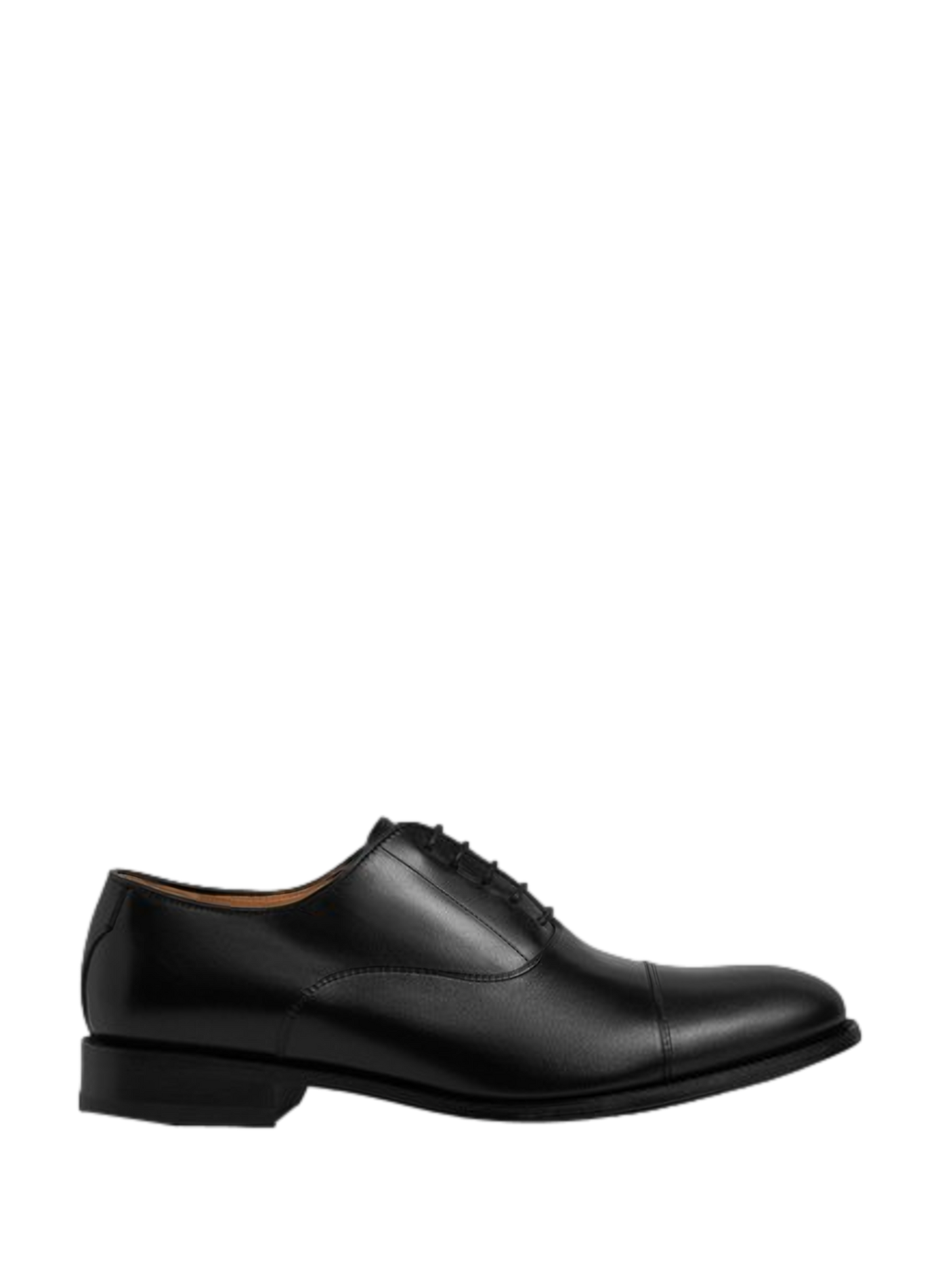 Oxford lace-up Derby shoes in leather HACKETT Black