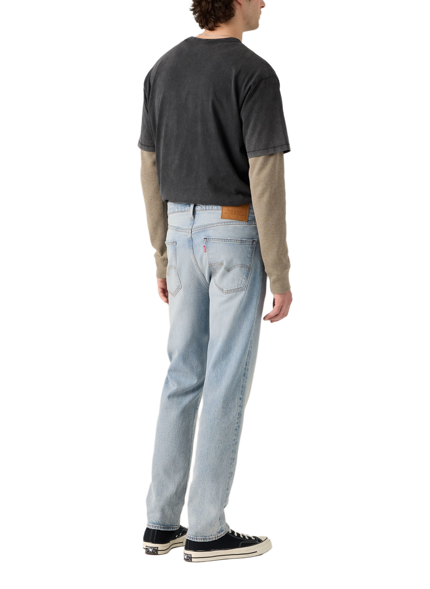 Rechte jeans van gemengd katoen LEVI'S Blauw