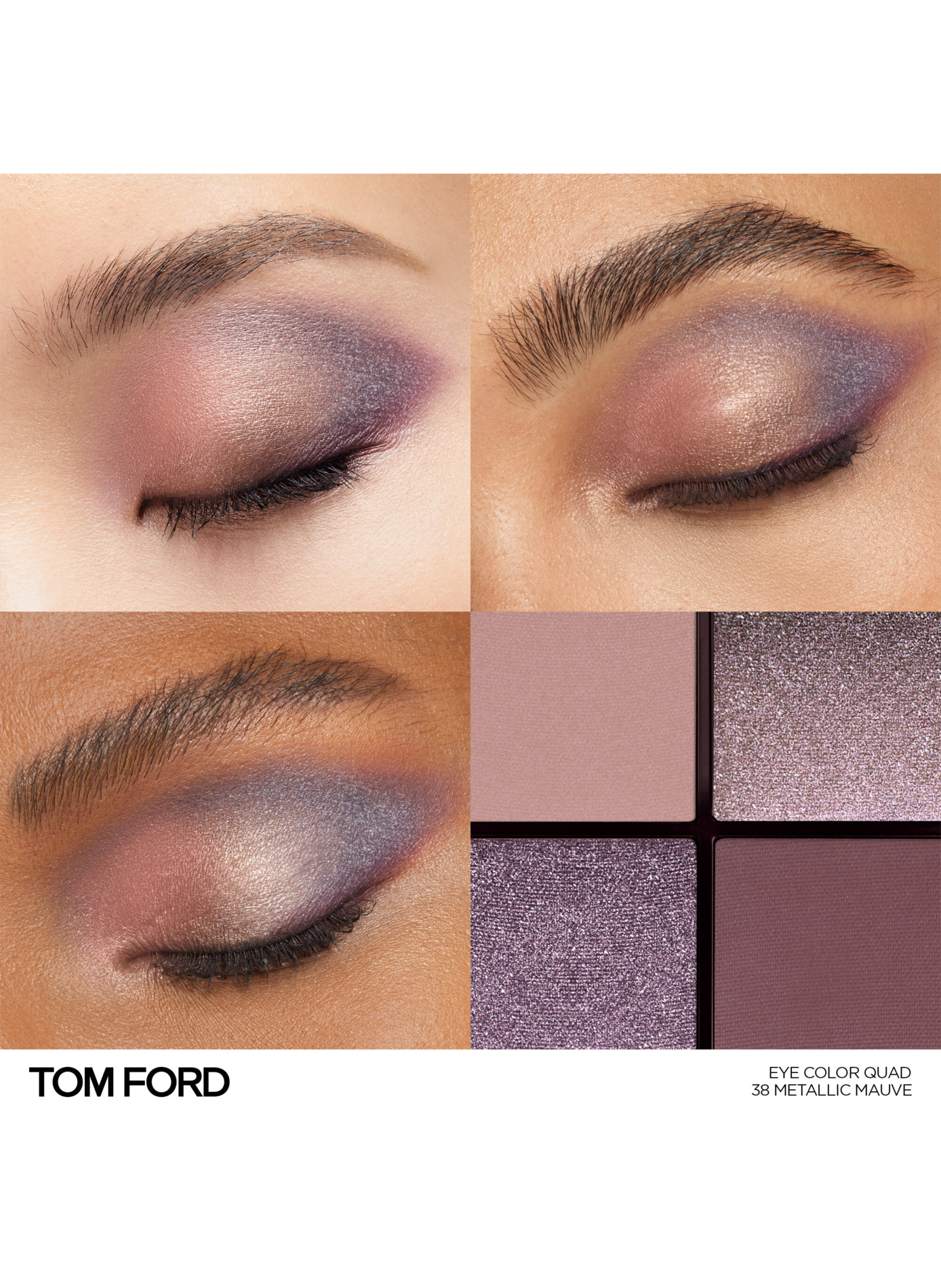 Oogschaduwpalet met poeder TOM FORD 38 - metallic mauve