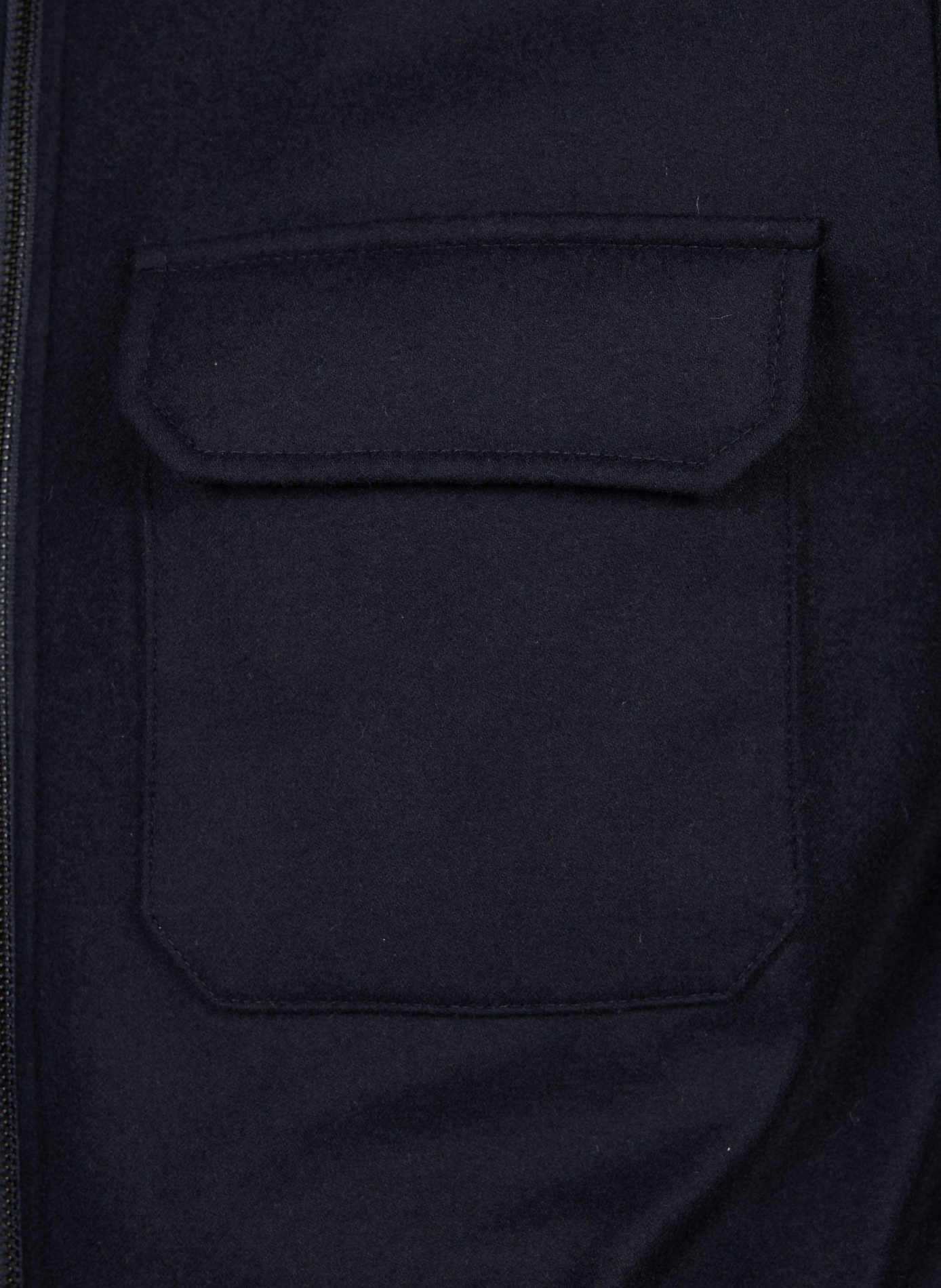 Blouson droit col montant CORNELIANI Bleu