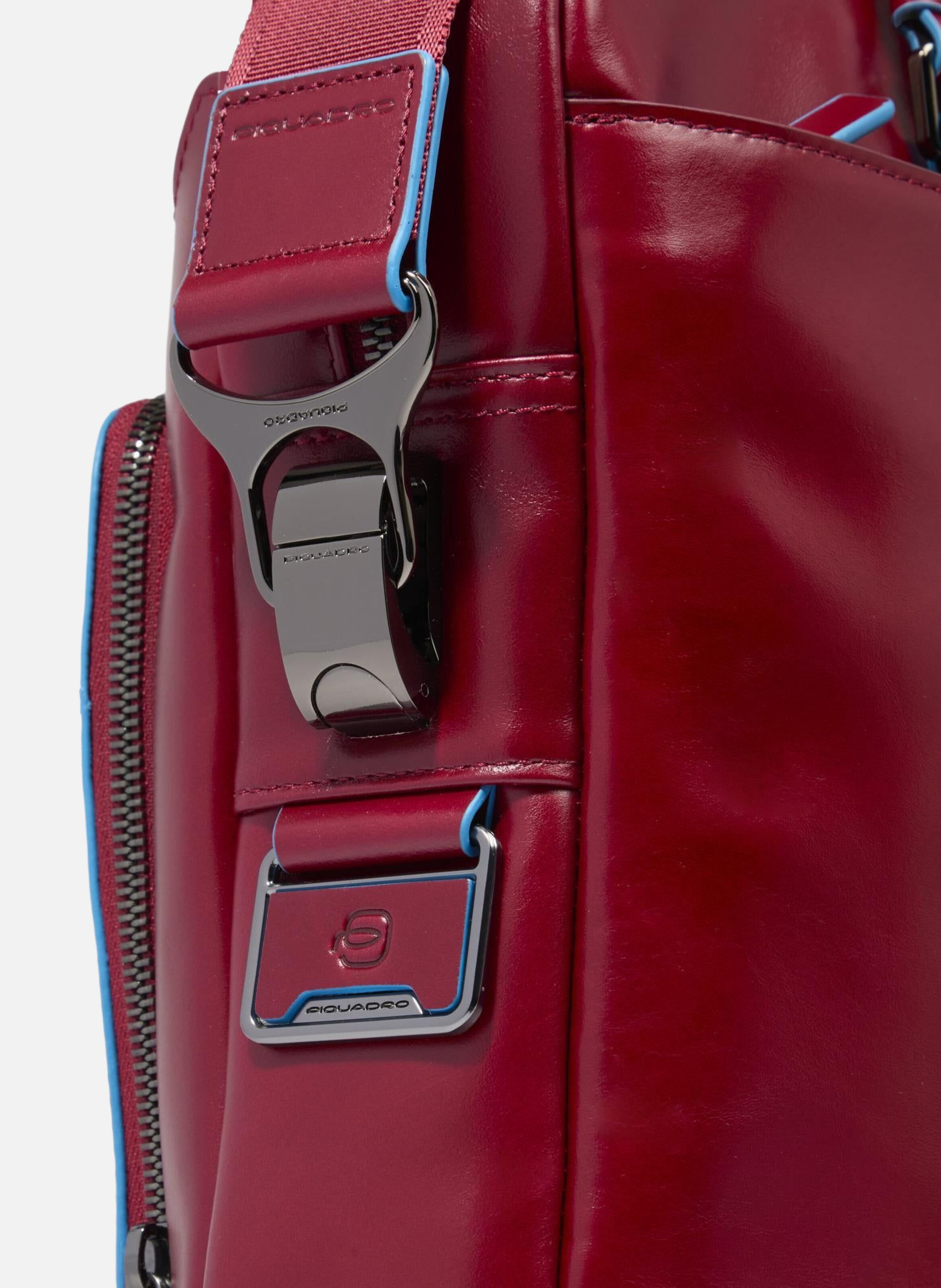 Sac d'ordinateur 15" personnalisable PIQUADRO Rouge