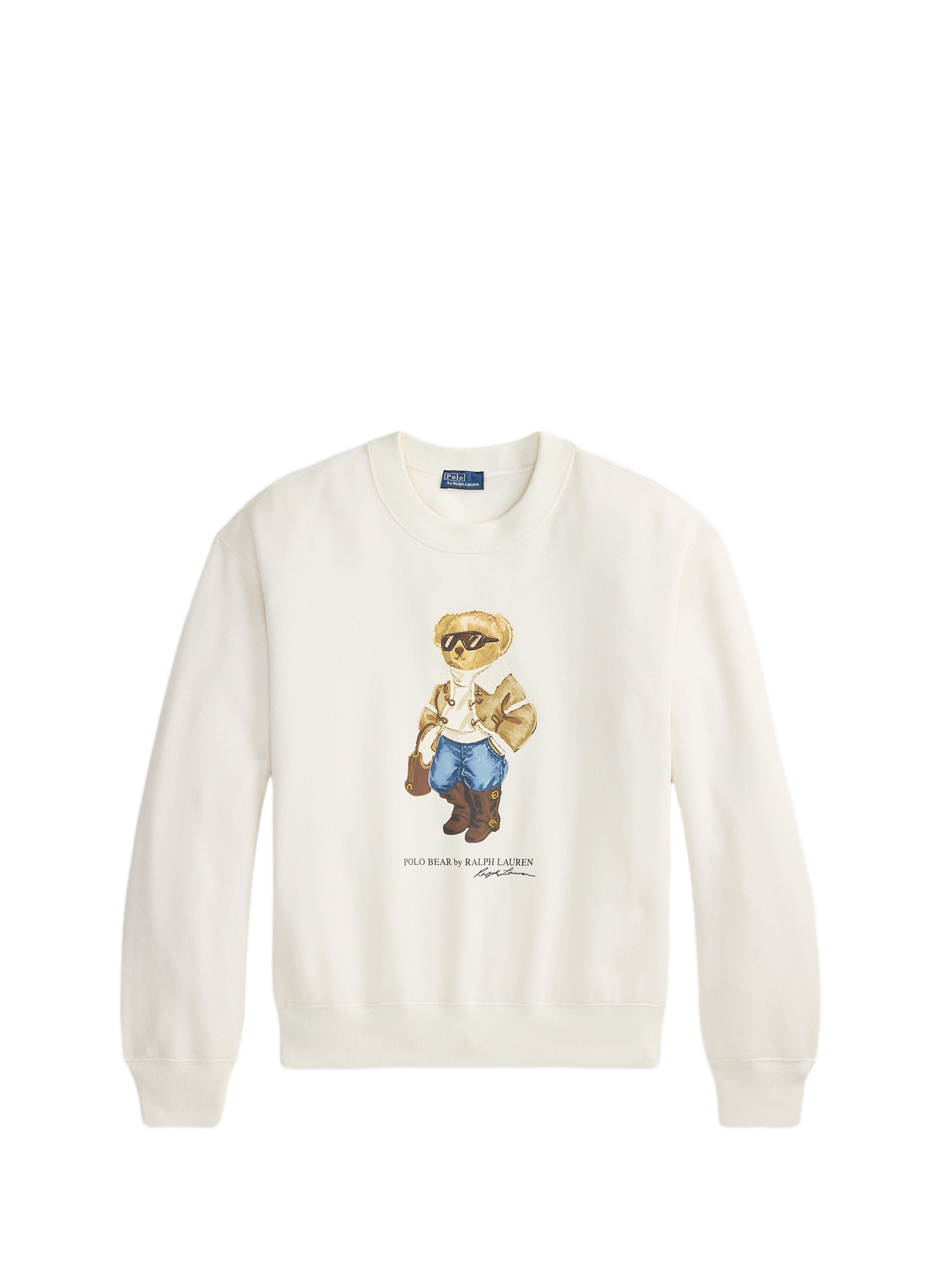 Polo Bear cotton-blend sweater POLO RALPH LAUREN Beige