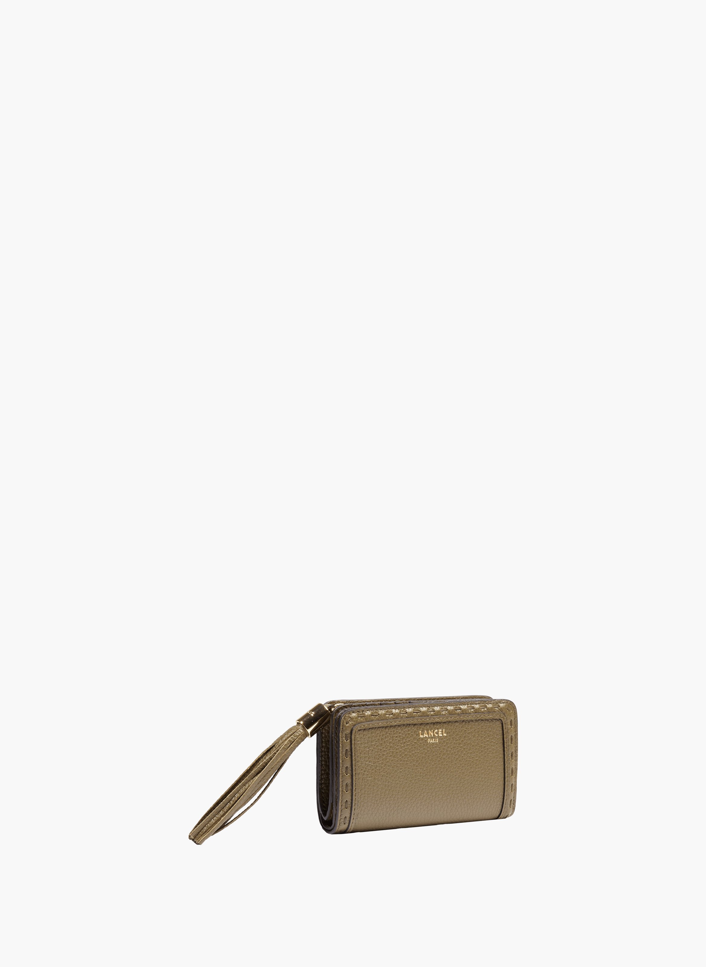 Lancel premier flirt - portefeuille rectangulaire à fermeture éclair - kaki foncé LANCEL Vert