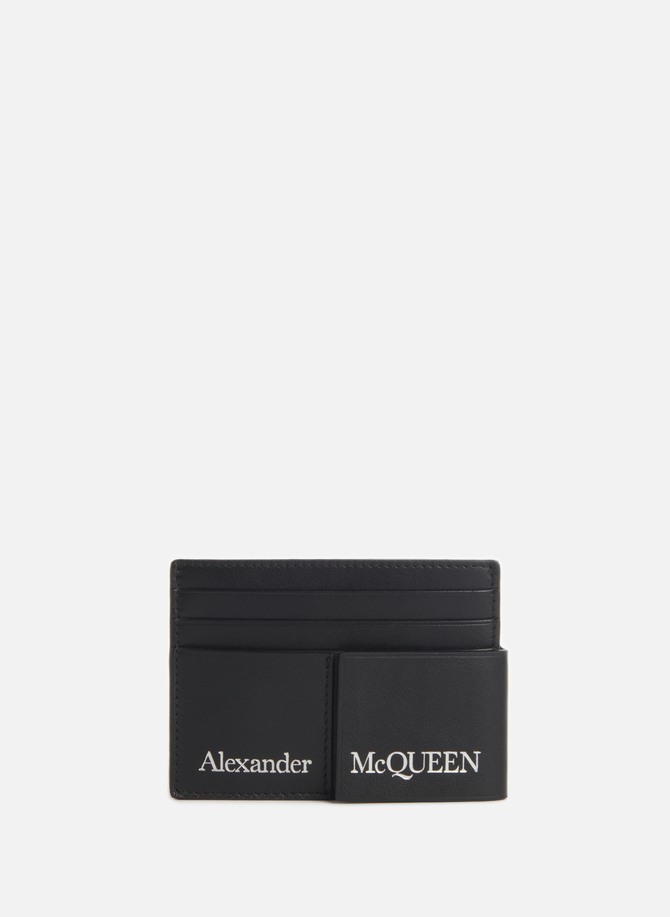 ALEXANDER MCQUEEN leather card holder