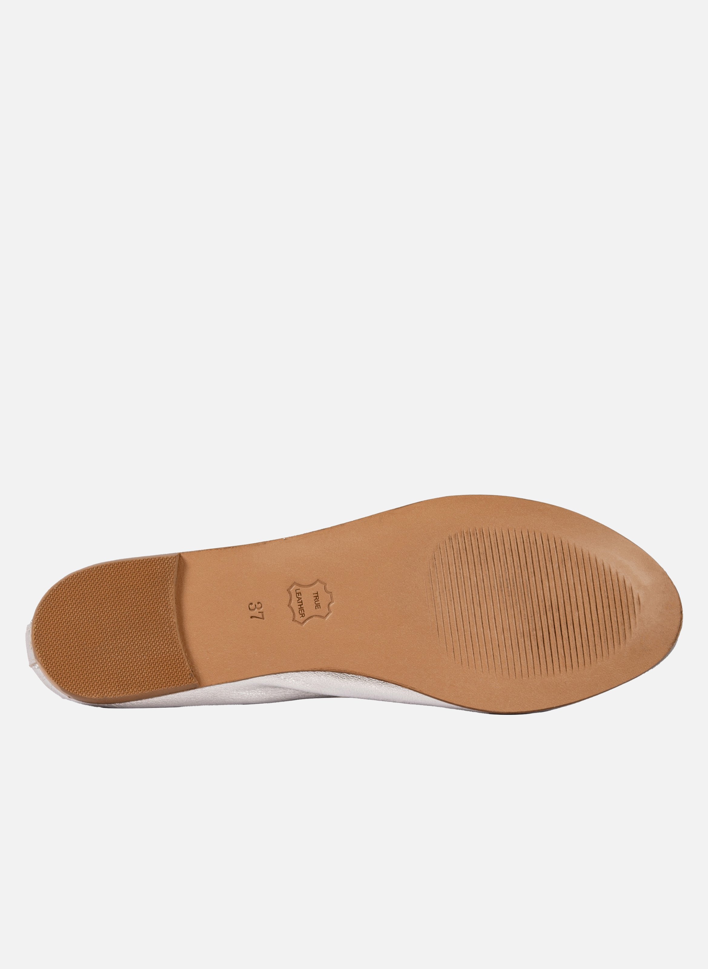 Babies plates cuir métallisé JULES & JENN Argent