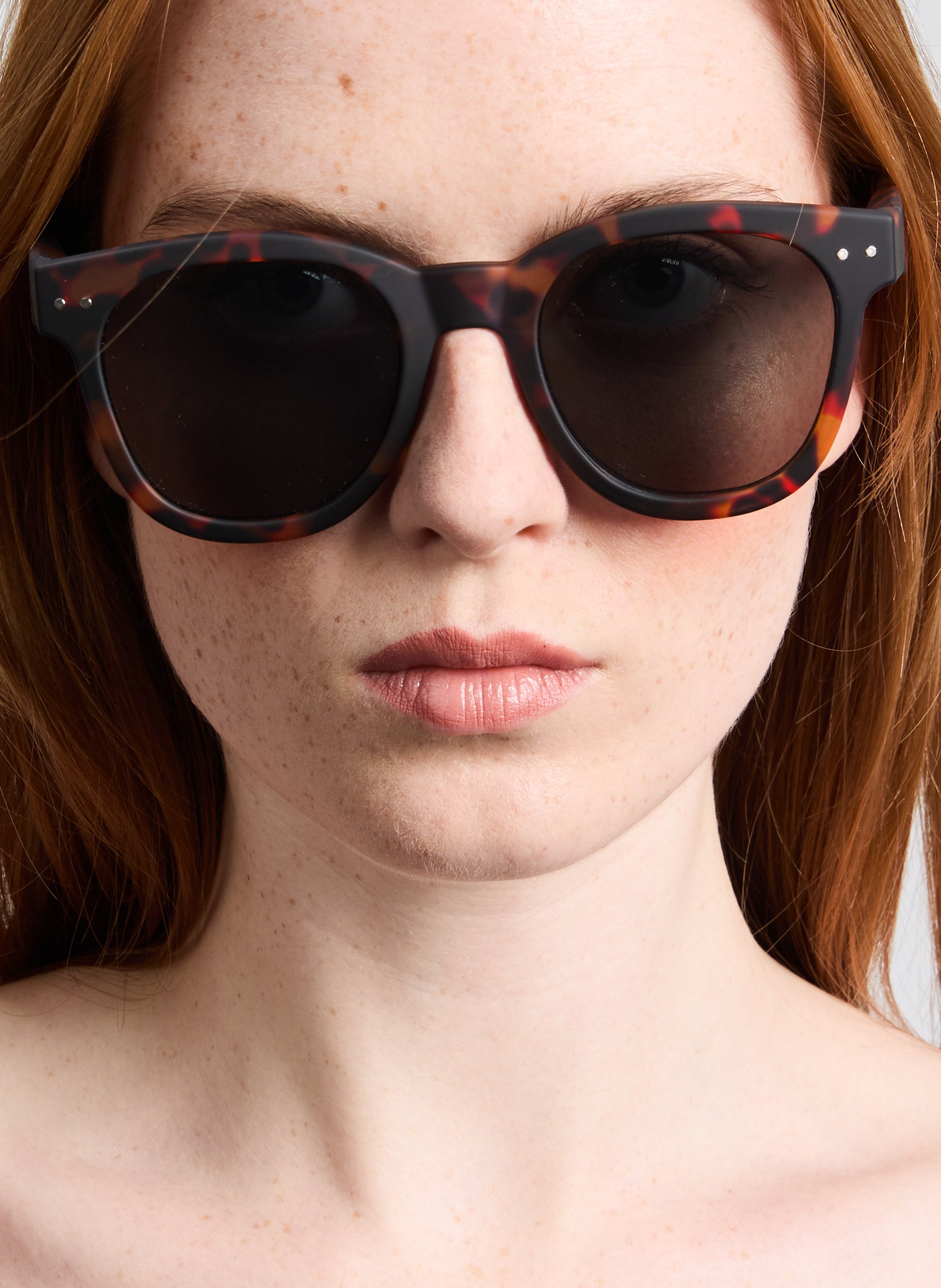 Speckled sunglasses Brown