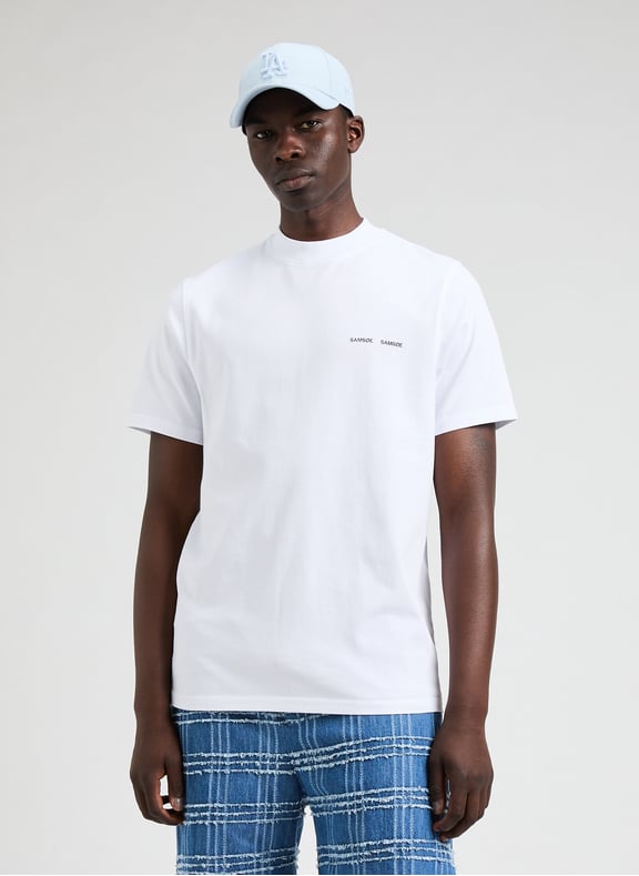 T-shirt en coton organique Blanc by SAMSOE SAMSOE SAMSOE SAMSOE T-shirt en coton organique Blanc