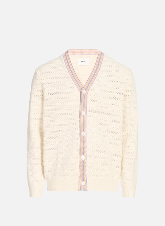Cardigan en coton Beige by NN.07 NN.07 Cardigan en coton Beige