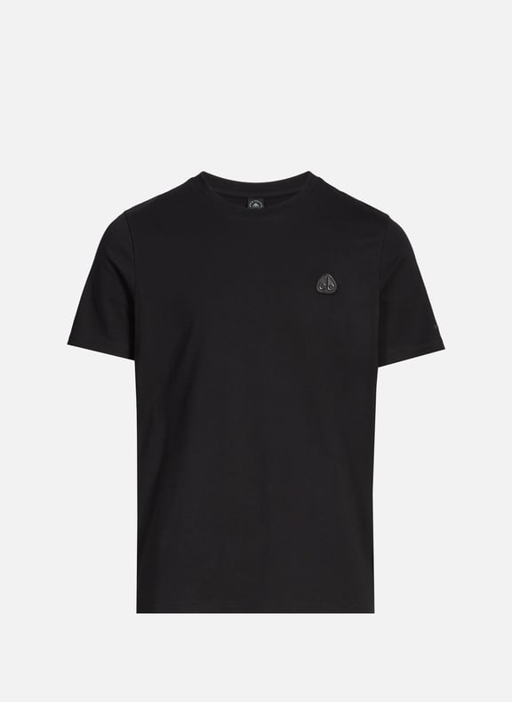 Classic Cotton T-Shirt Black by MOOSE KNUCKLES MOOSE KNUCKLES Classic Cotton T-Shirt Black