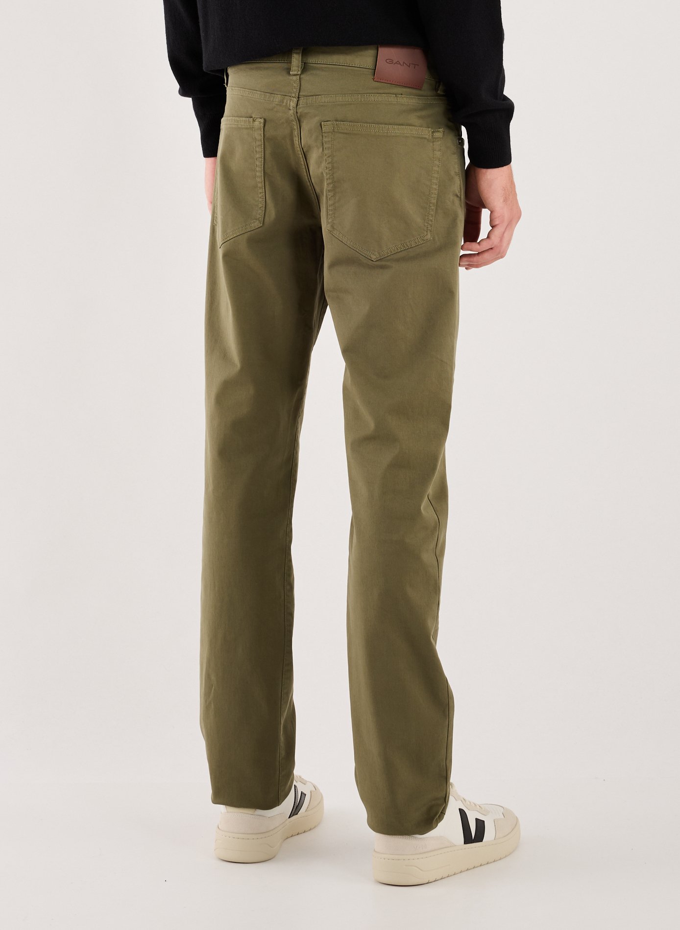 Plain trousers GANT Green