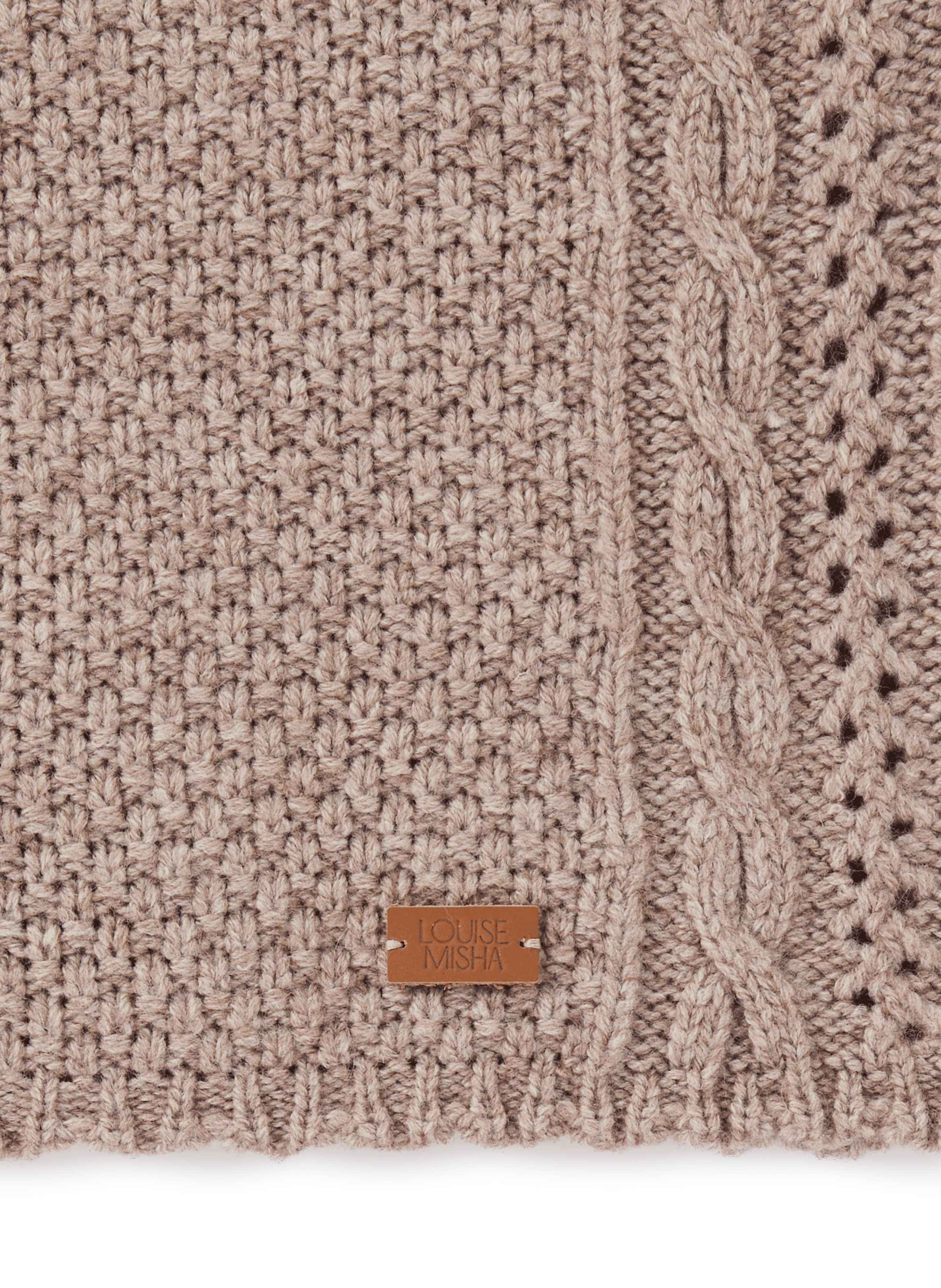 Solid Hoodie LOUISE MISHA Beige