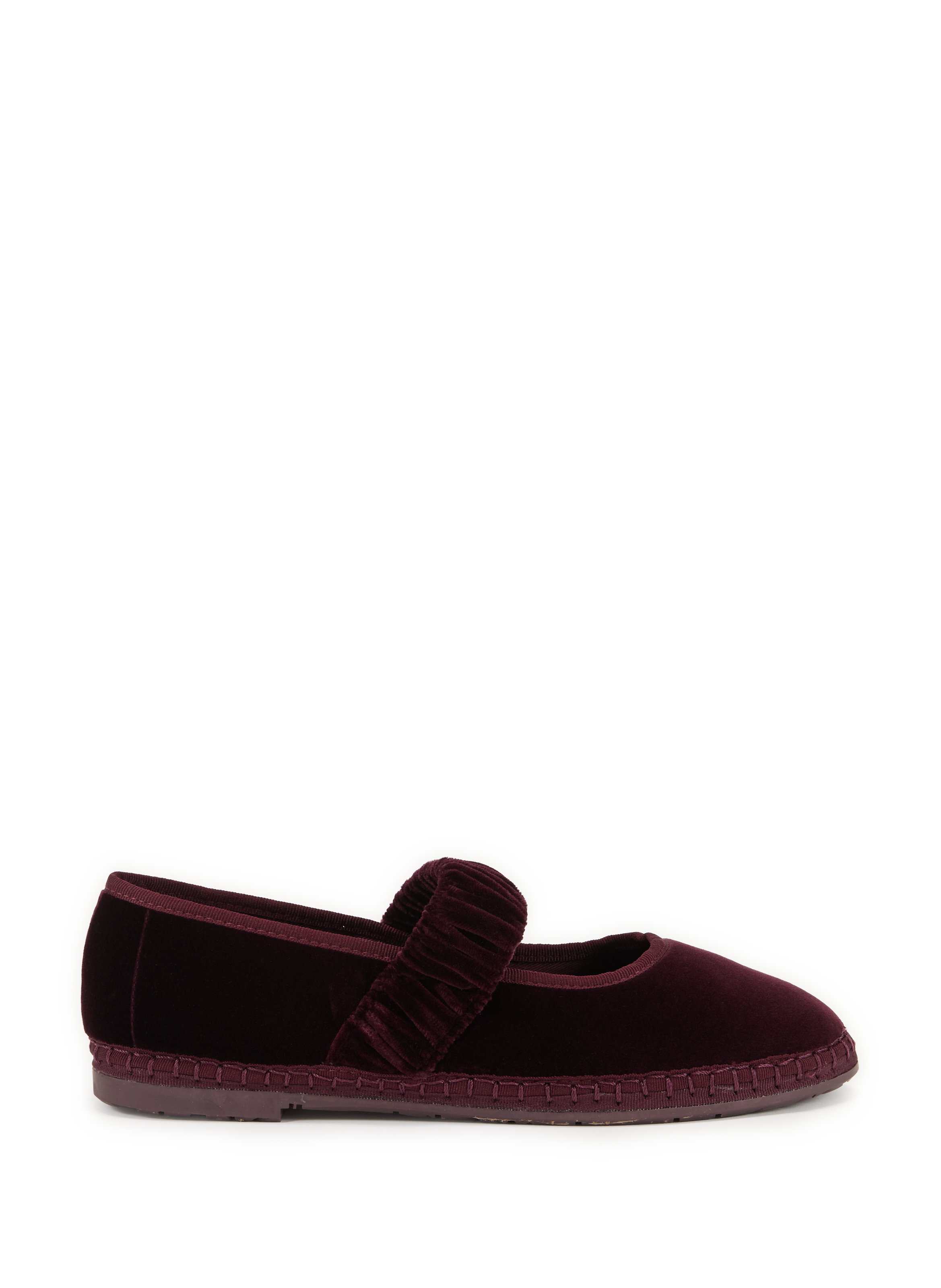 FLABELUS Cotton blend ballerina flats Red
