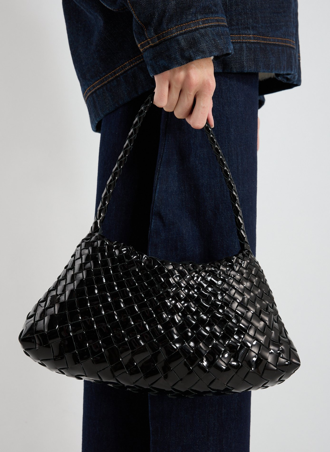 Rosanna leather handbag DRAGON DIFFUSION Black