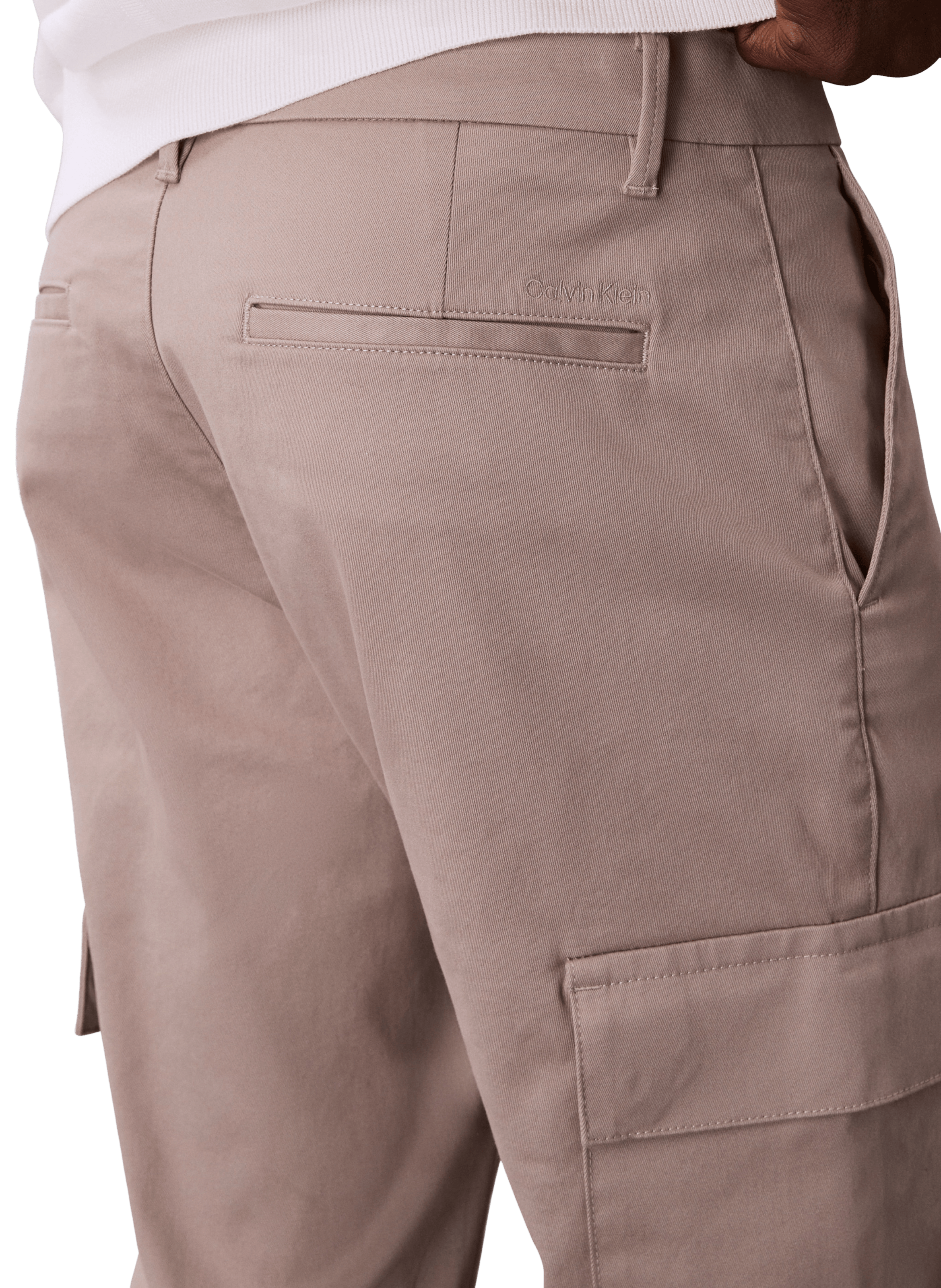 Cotton chino trousers CALVIN KLEIN Khaki