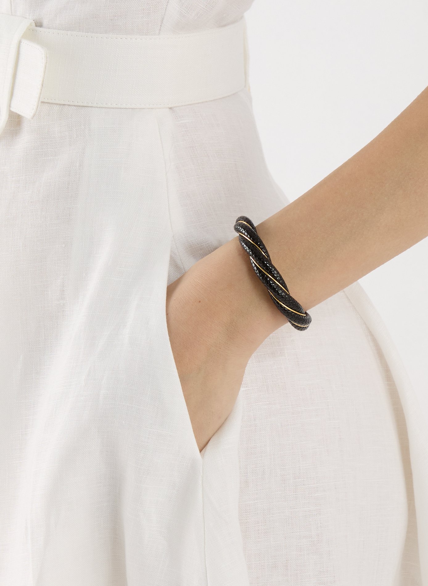 Diana bracelet AURELIE BIDERMANN Black