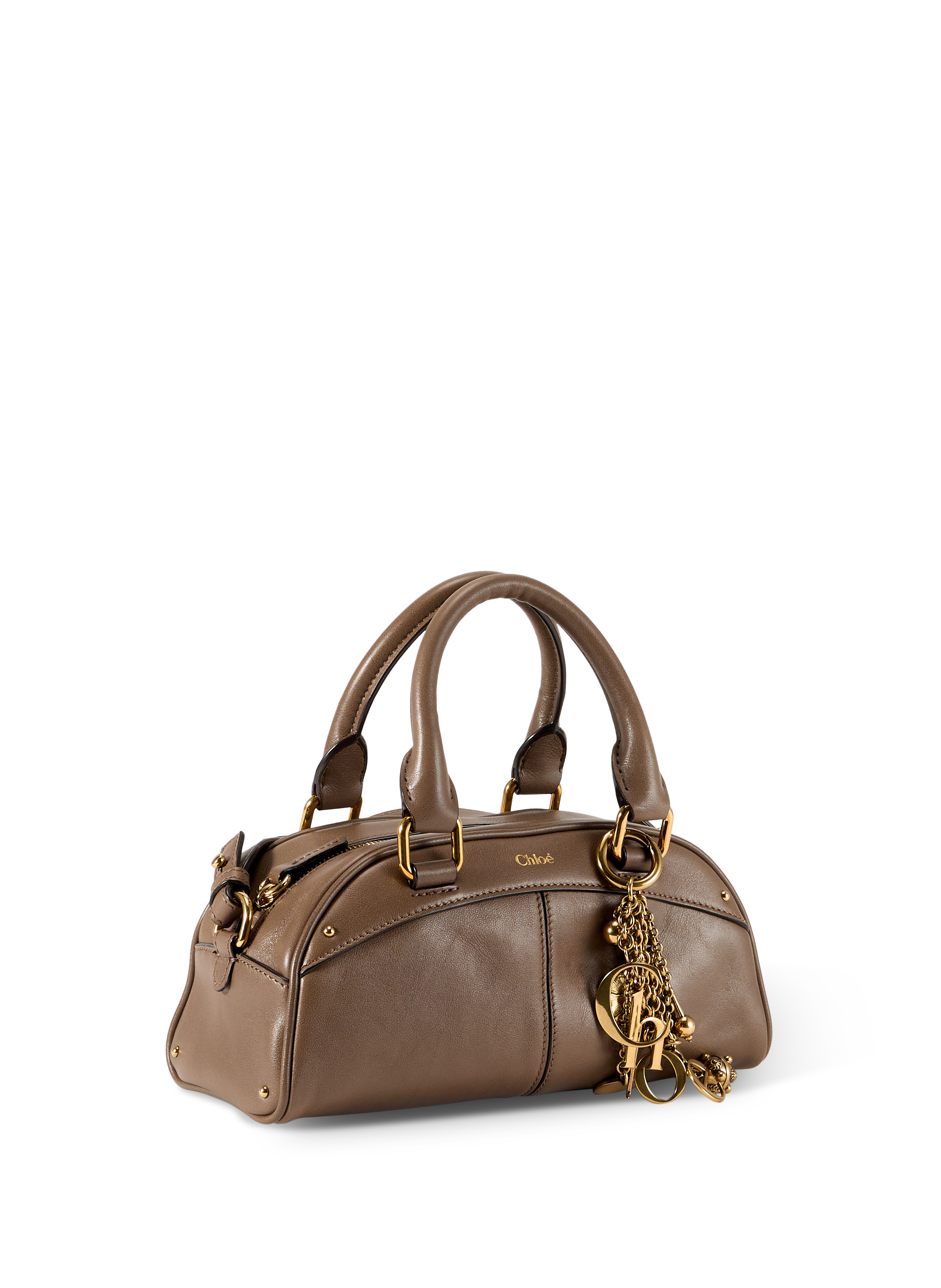 Sac Woody en cuir CHLOÉ Gris