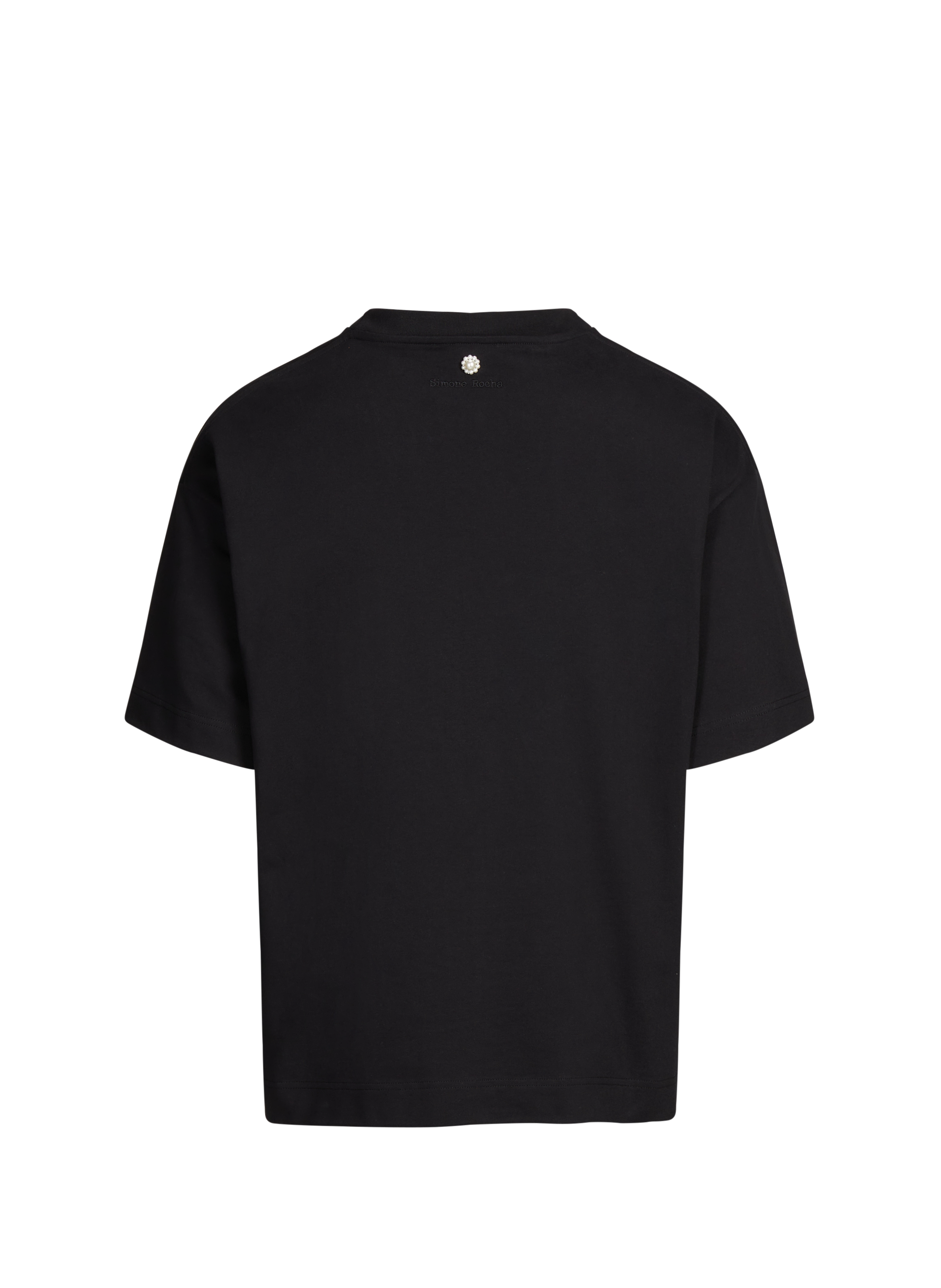Classic Cotton T-Shirt SIMONE ROCHA Black