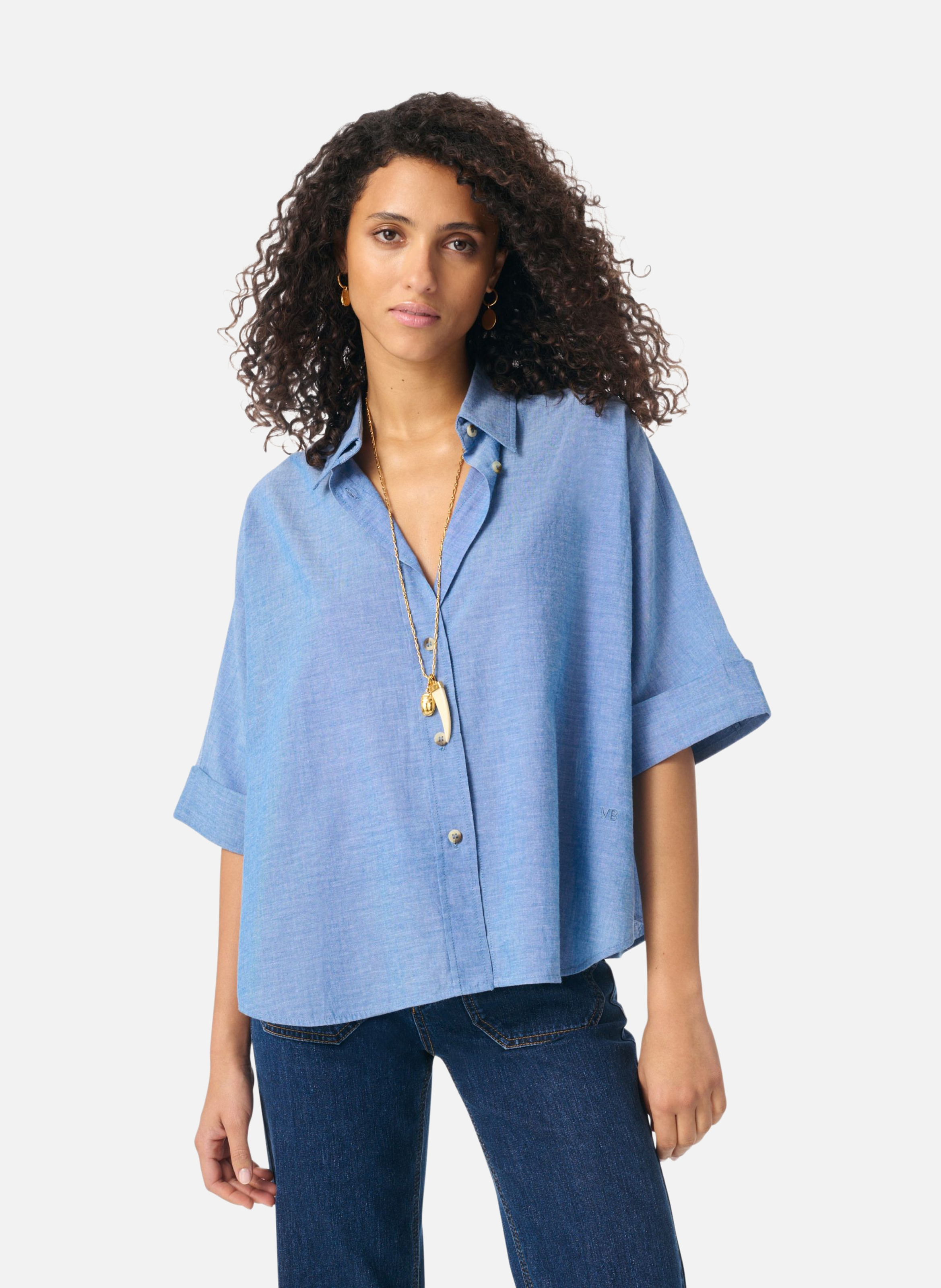 Blouse bobby VANESSA BRUNO Bleu