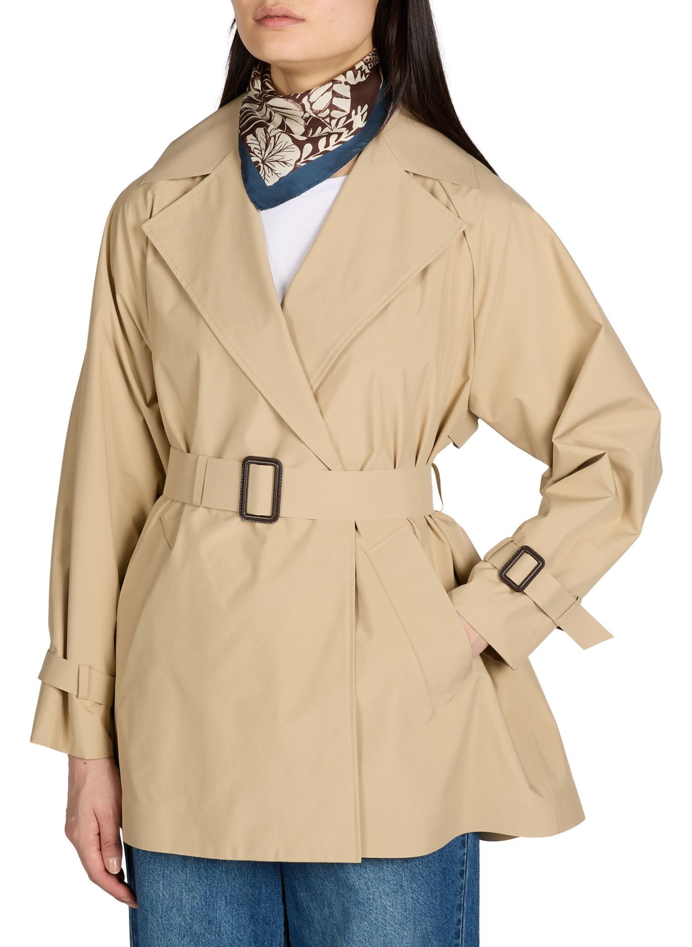 Waterproof cotton trench coat WEEK END Beige