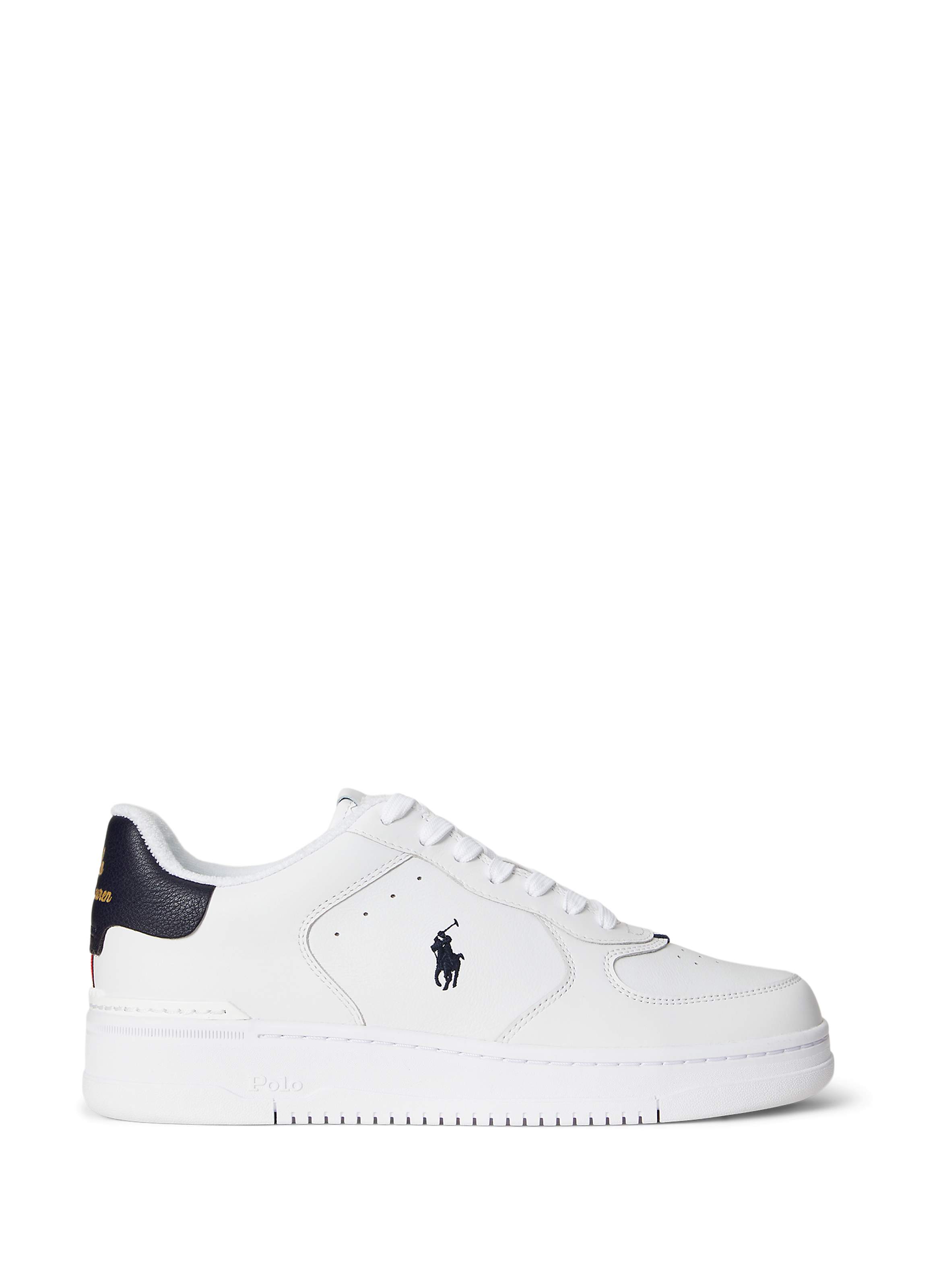Low-top cow leather sneakers POLO RALPH LAUREN White