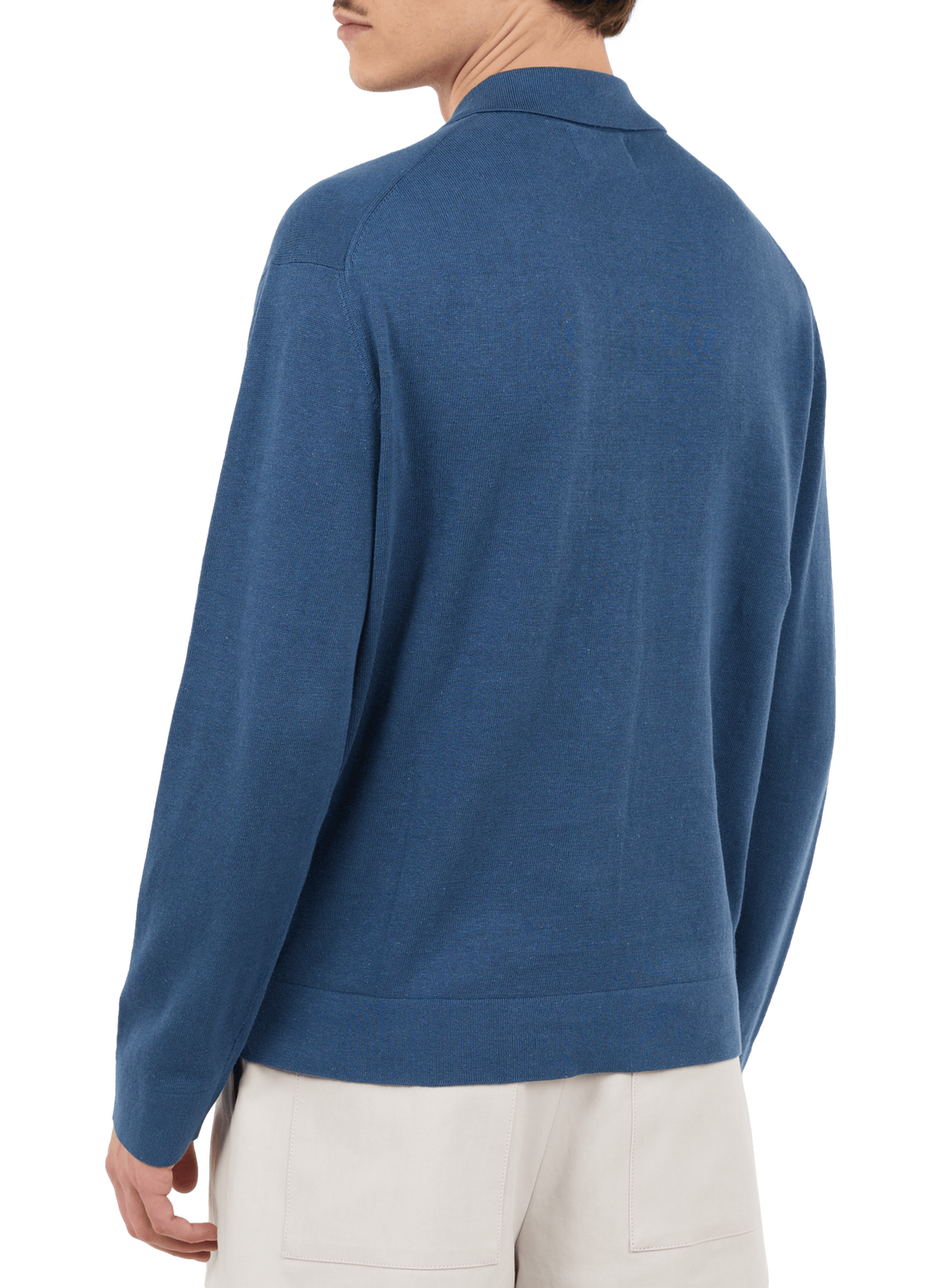 Cardigan Holo en lin et coton SAISON 1865 Bleu