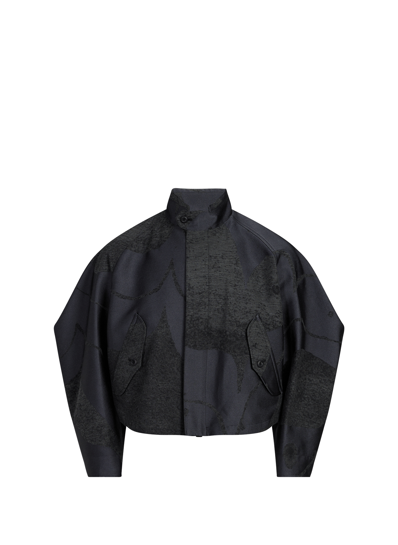Oversized jacket with insert ISSEY MIYAKE Black